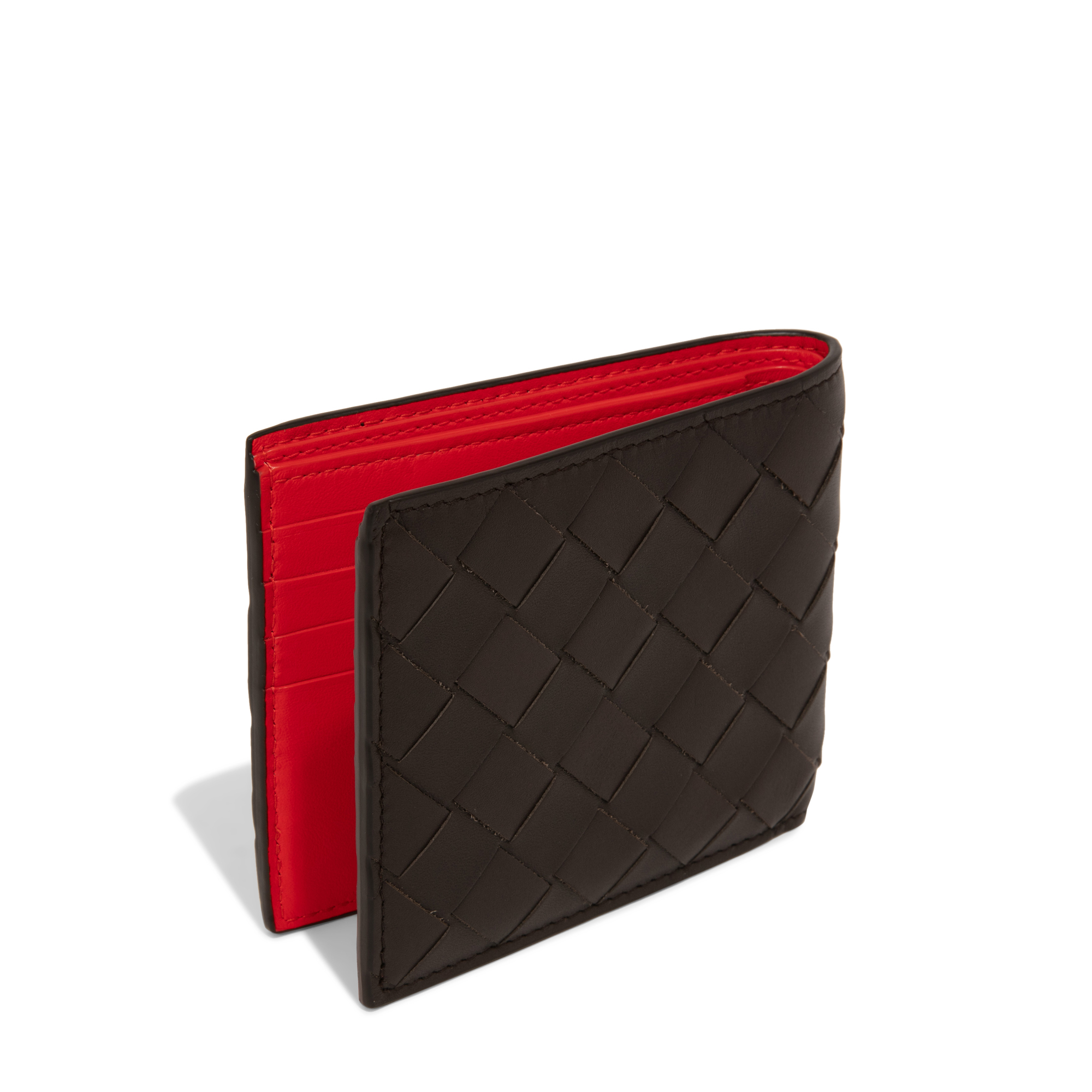 

Intrecciato bi-fold wallet, Black
