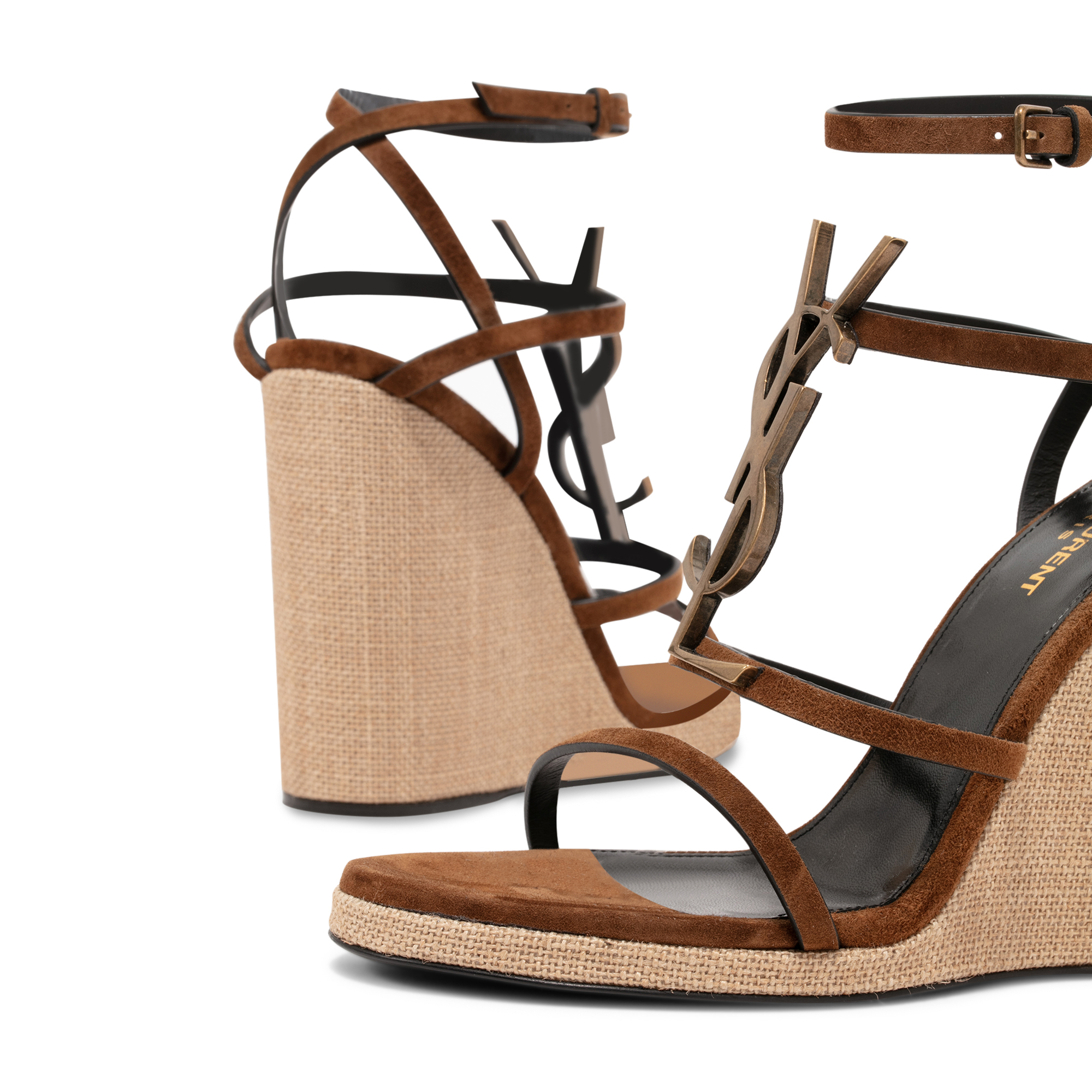 

Cassandra wedge sandals, Brown