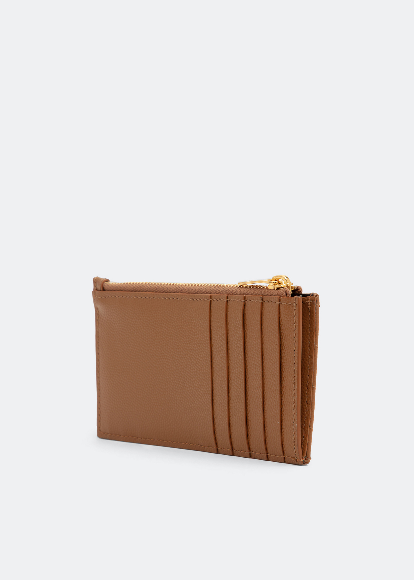 

Monogramme zippered fragment card case, Brown