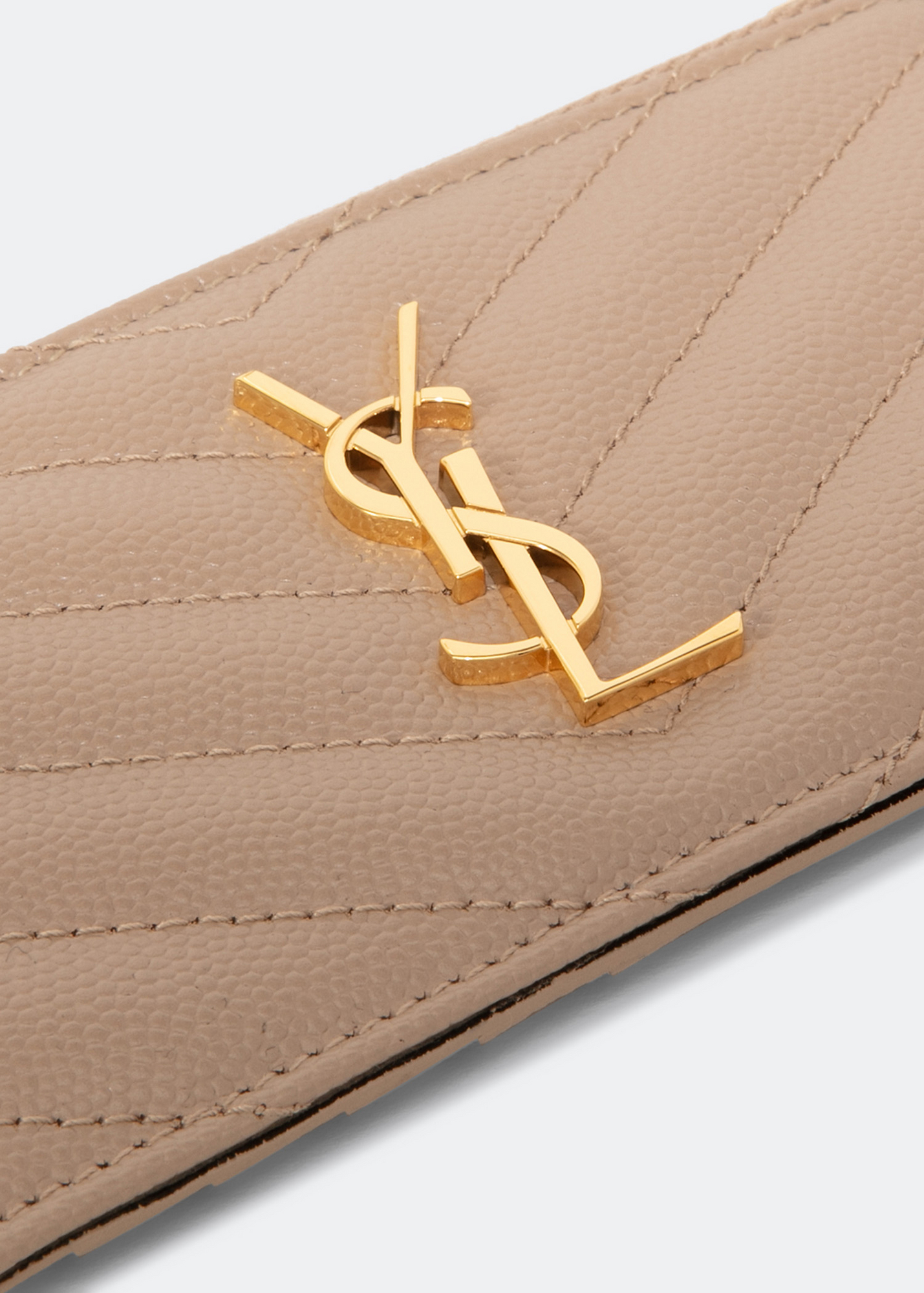 

Monogramme zippered fragment card case, Beige