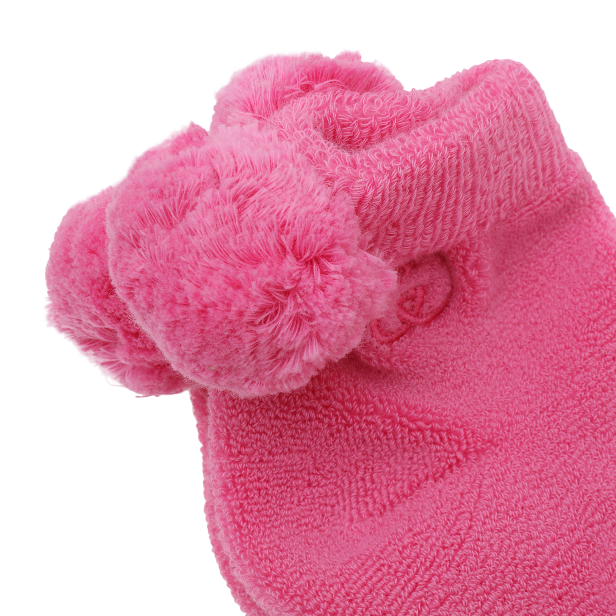

Cotton socks with pom-pom, Pink