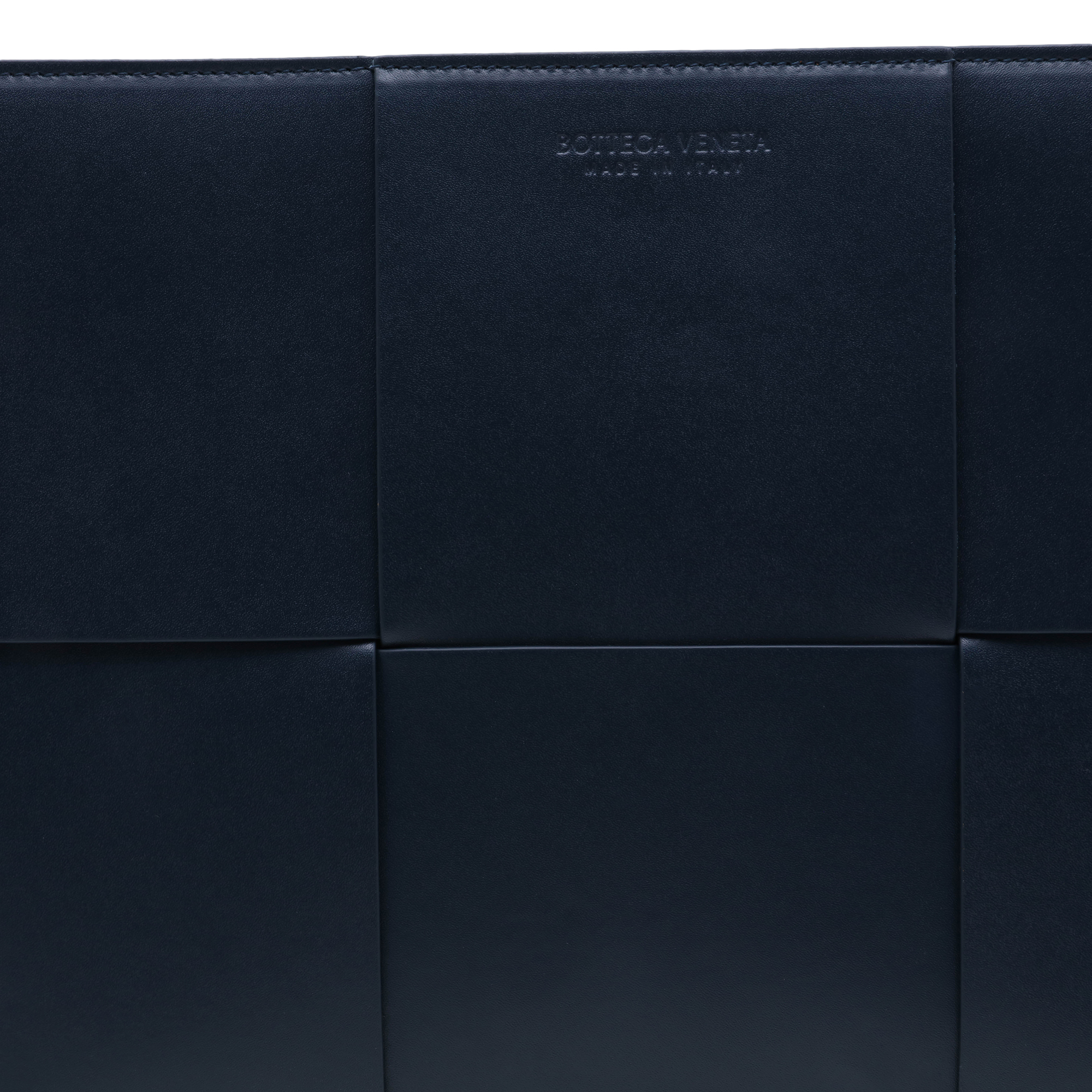 

Leather document case, Blue