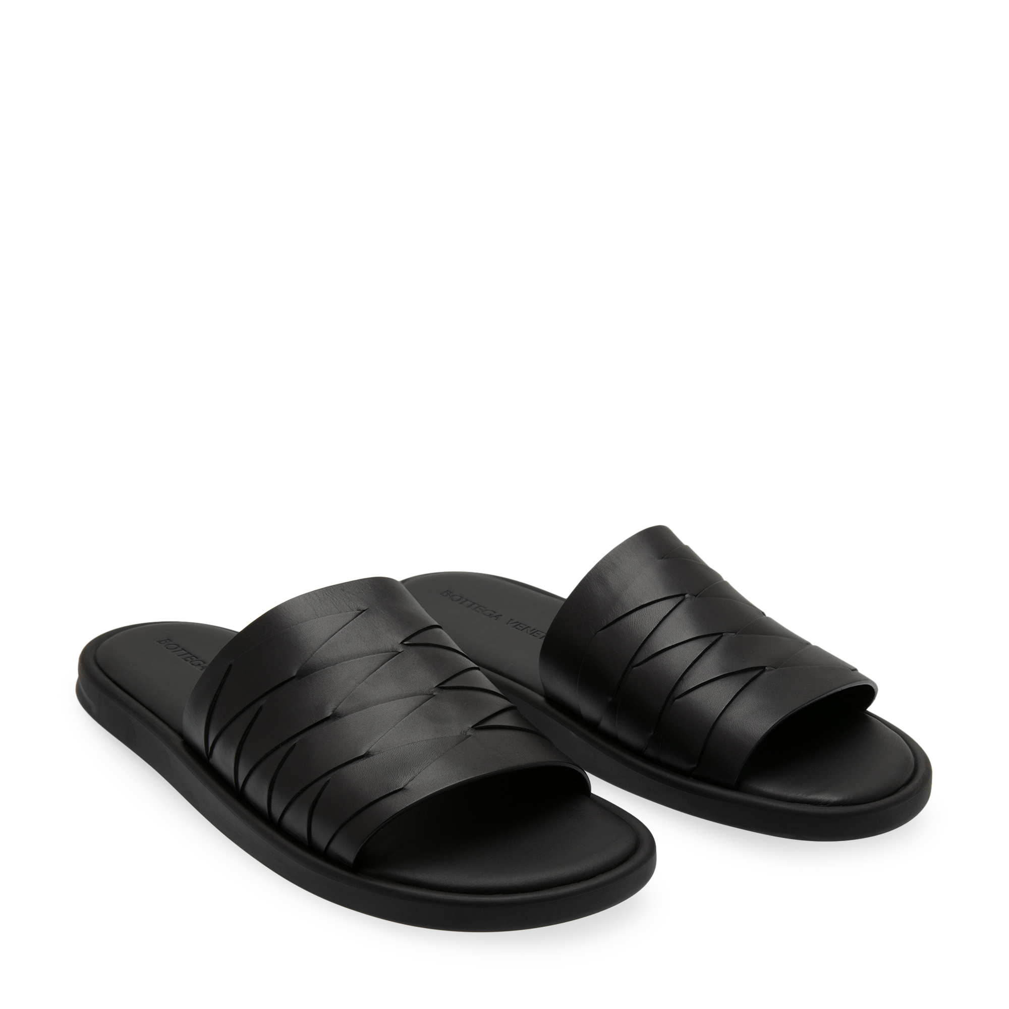 

Woven slides, Black