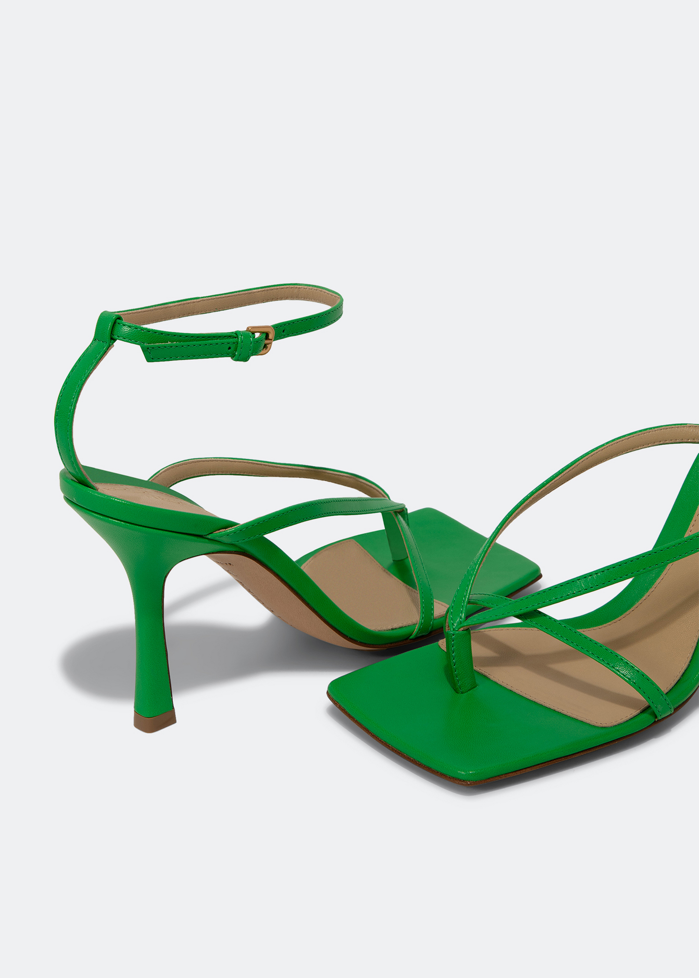 

Stretch sandals, Green