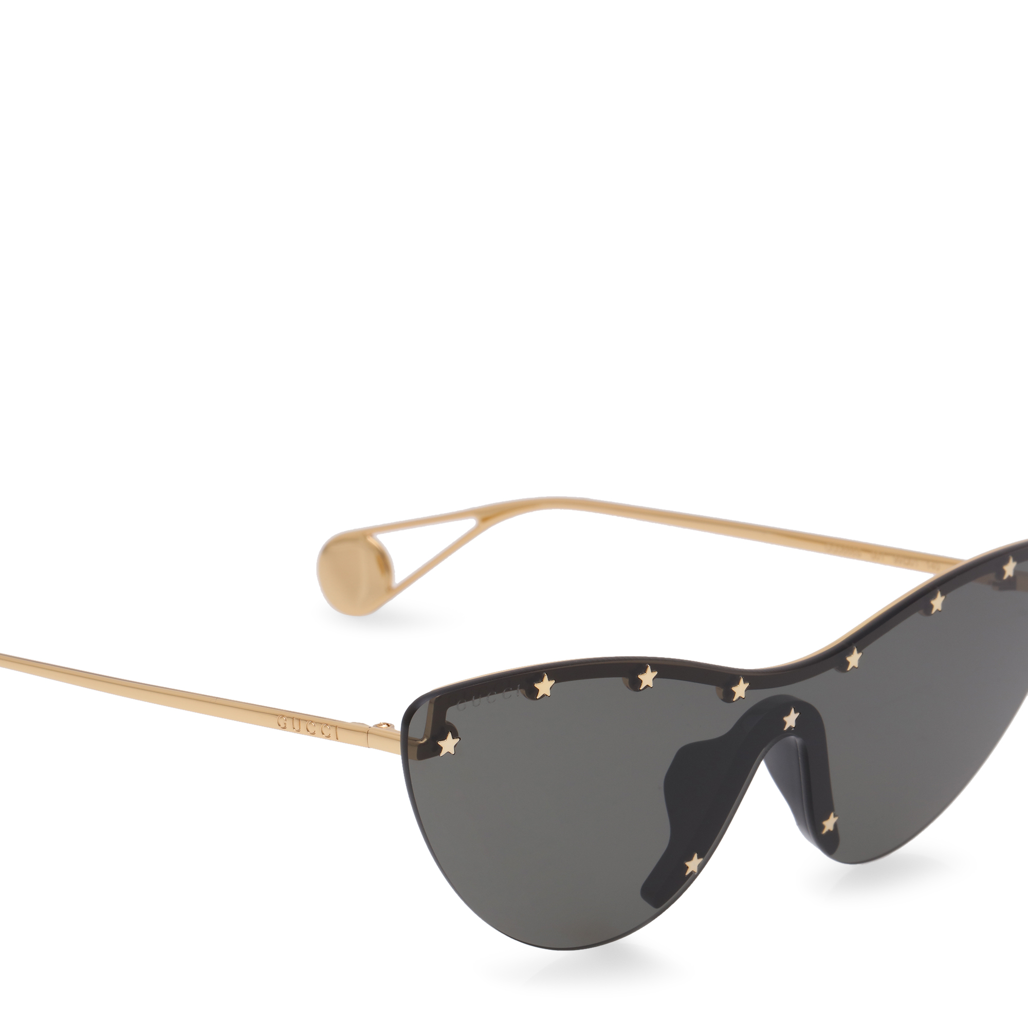 

Cat eye acetate sunglasses, Gold
