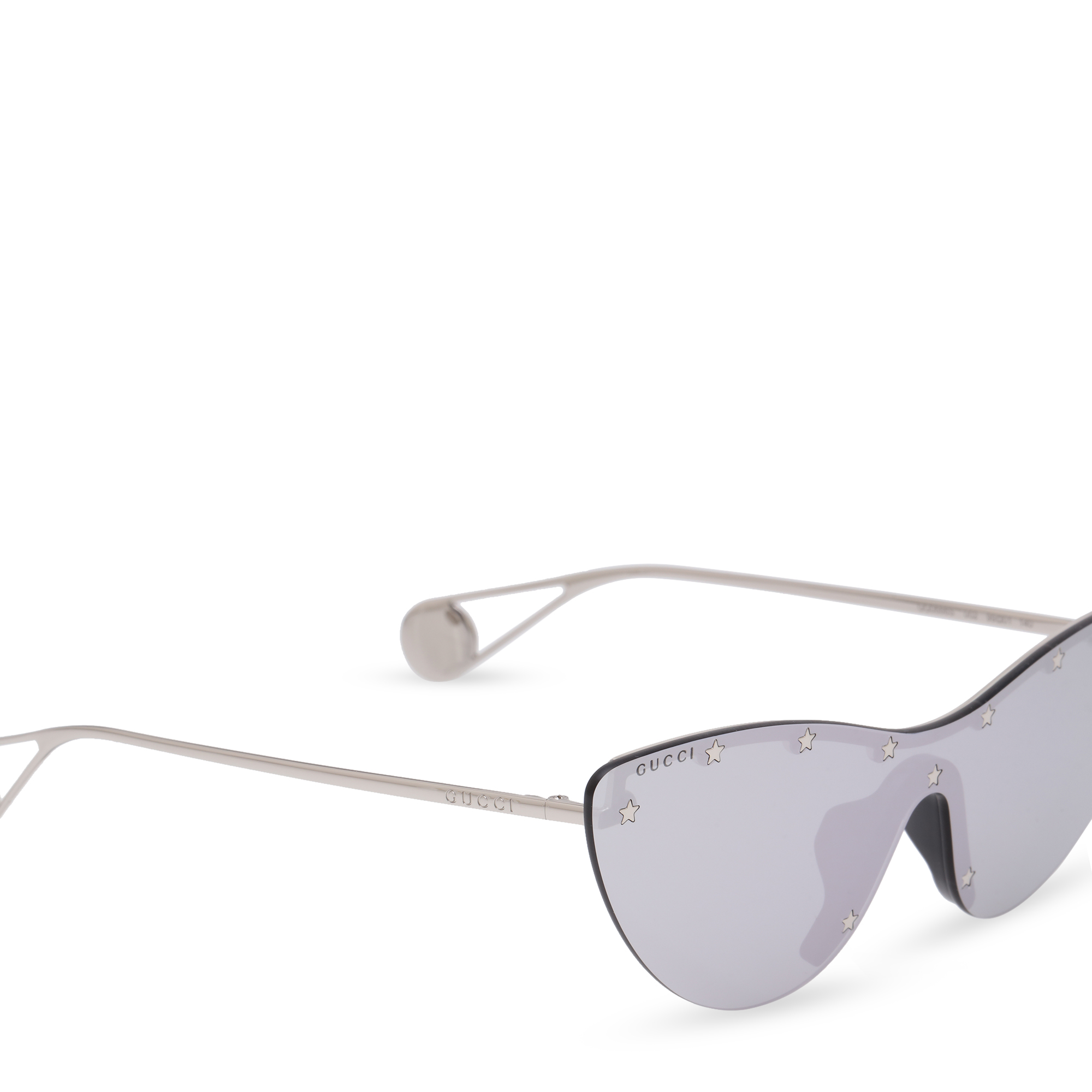 

Cat eye acetate sunglasses, Silver