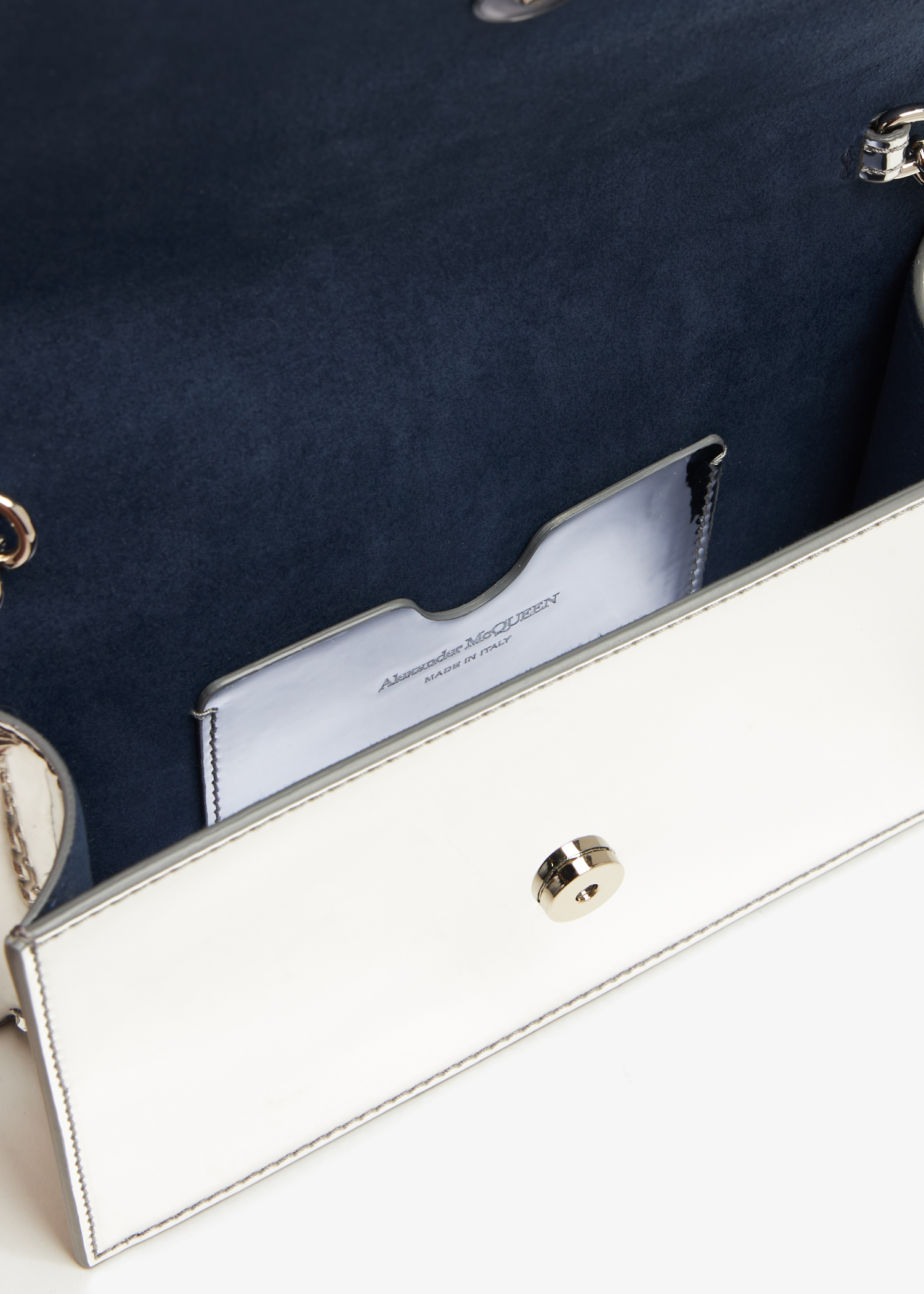 McQueen Small Skull bag for Women - Silver in UAE | Level Shoes