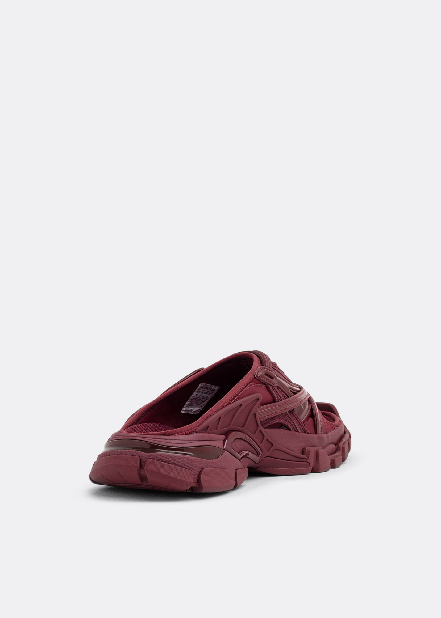 

Track slide sandals, Burgundy