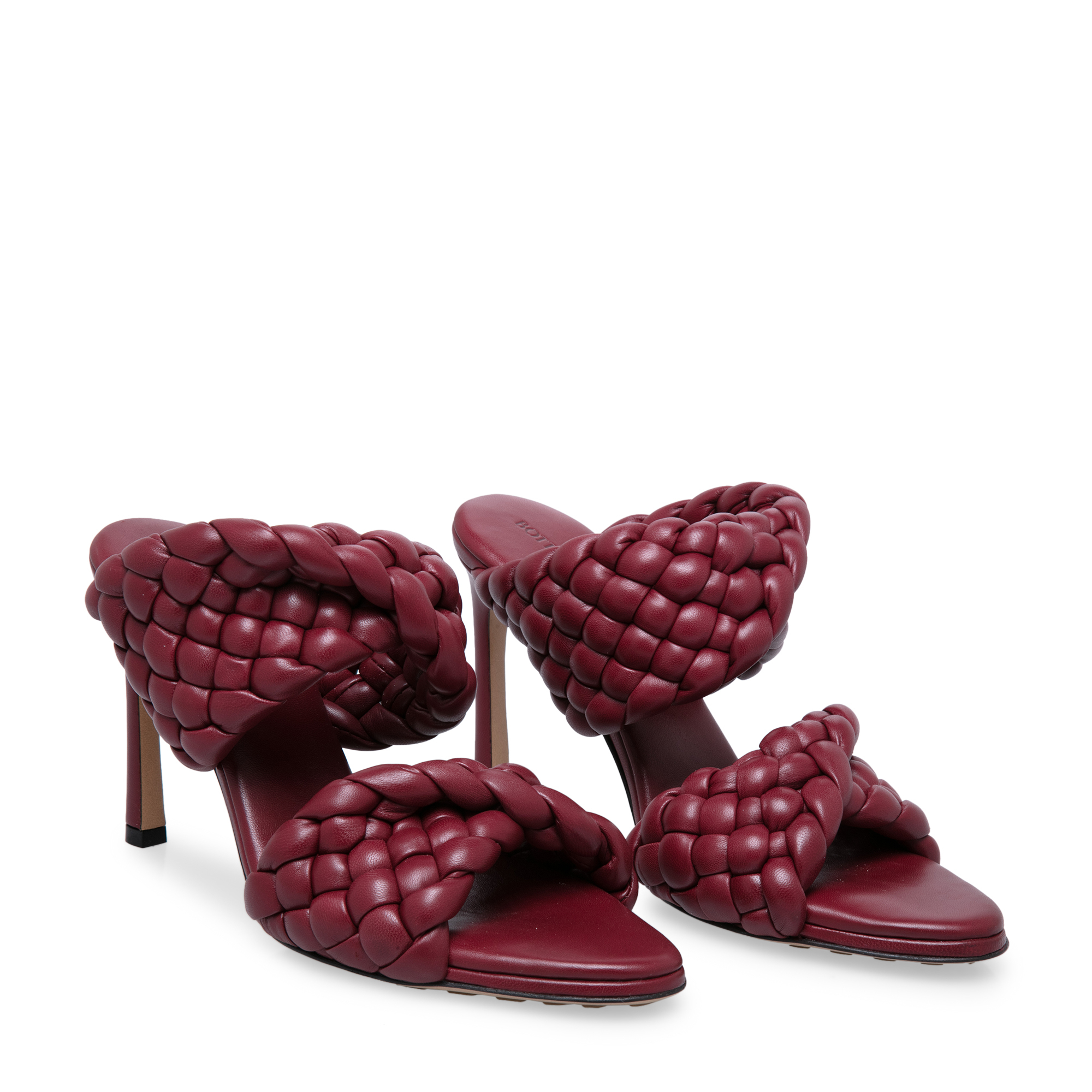 

The Curve mules, Burgundy
