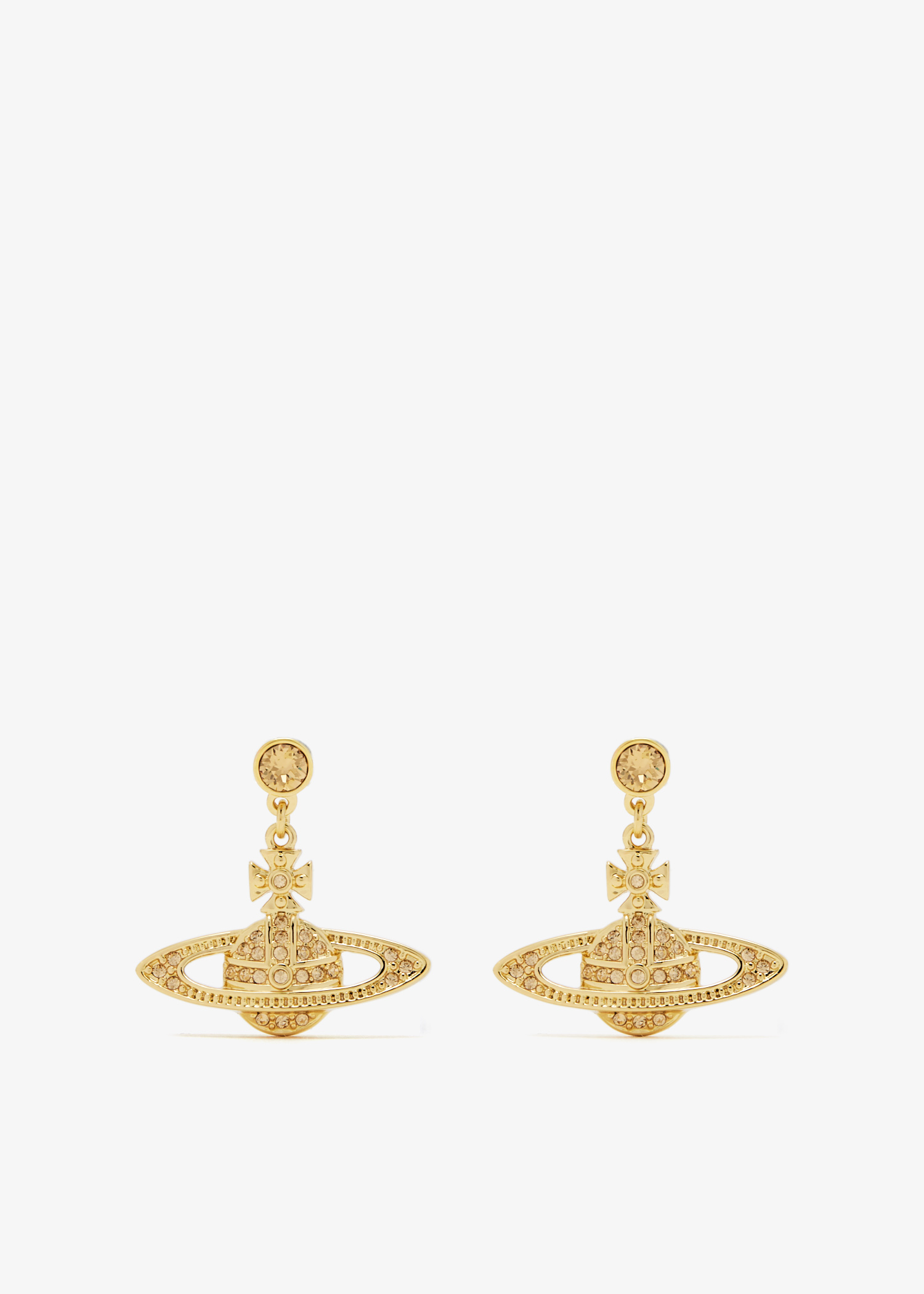 

Mini Bas Relief drop earrings, Gold
