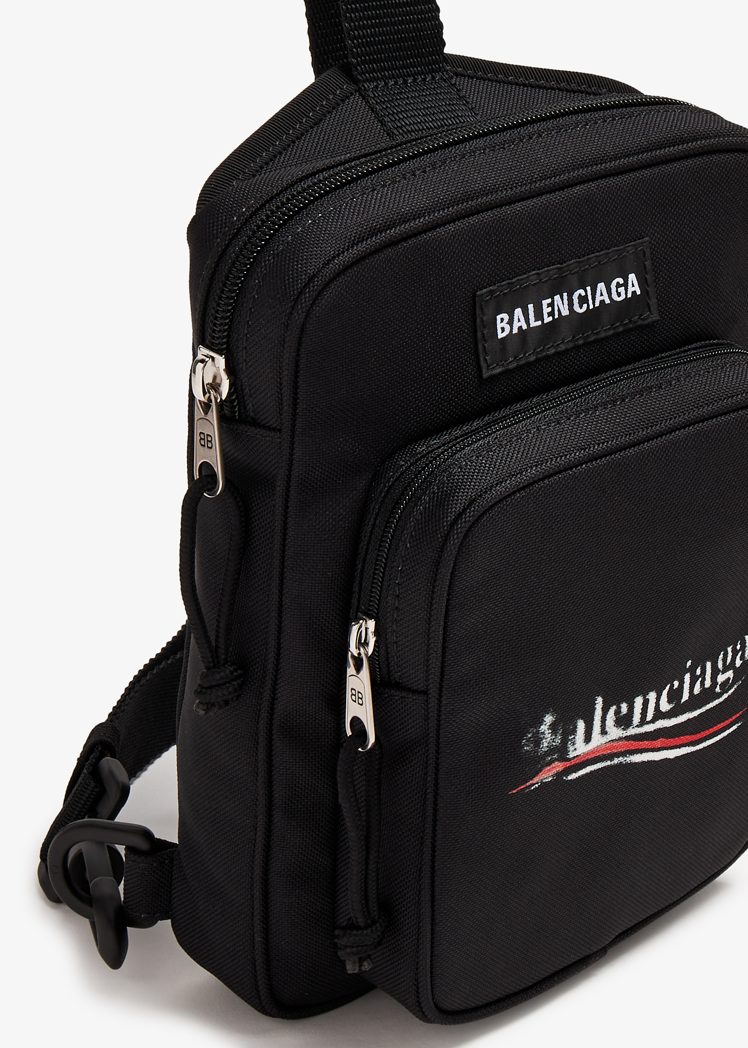 Balenciaga Explorer messenger crossbody bag for Men - Black
