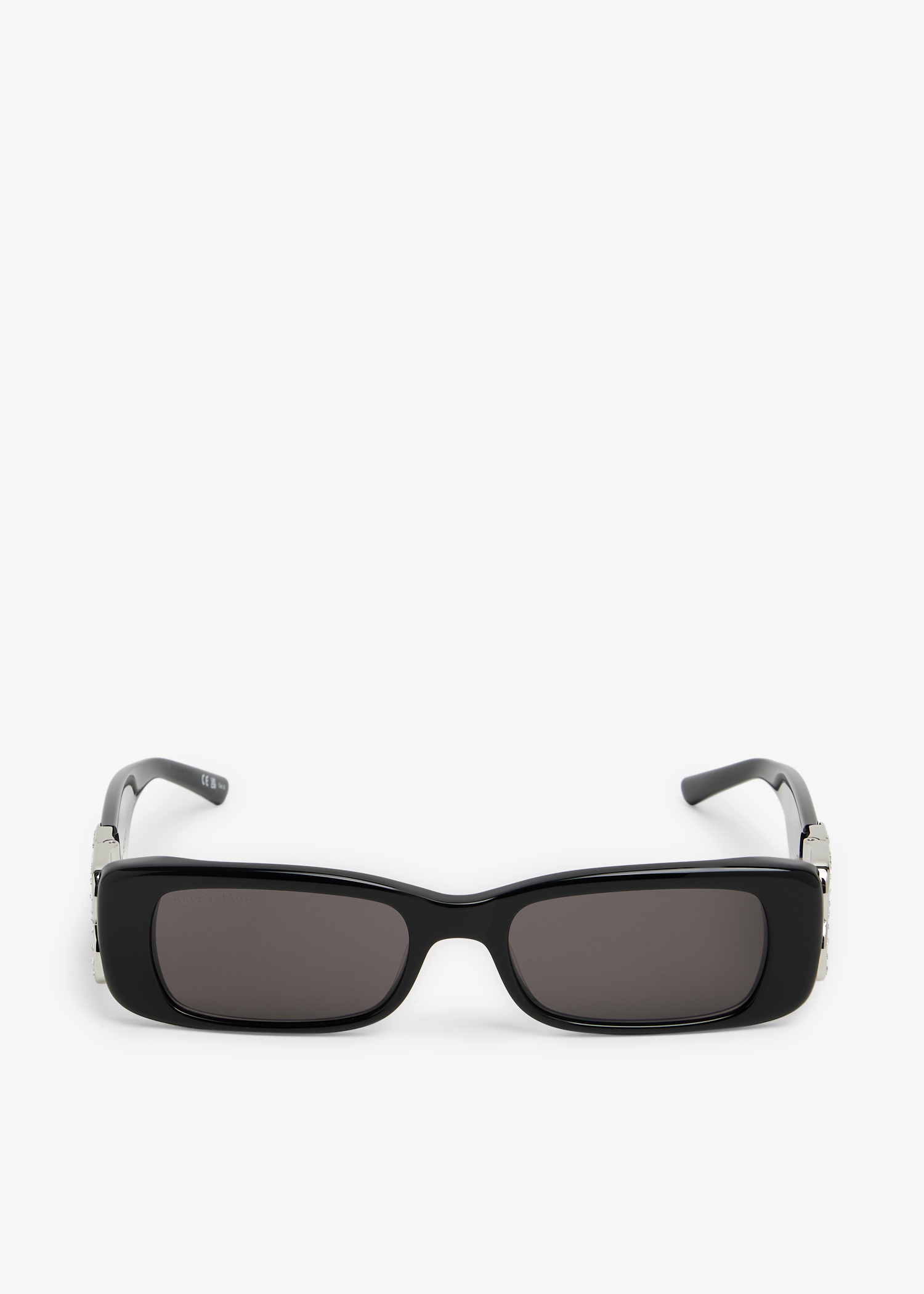 Balenciaga Dynasty rectangle sunglasses for Women - Black in