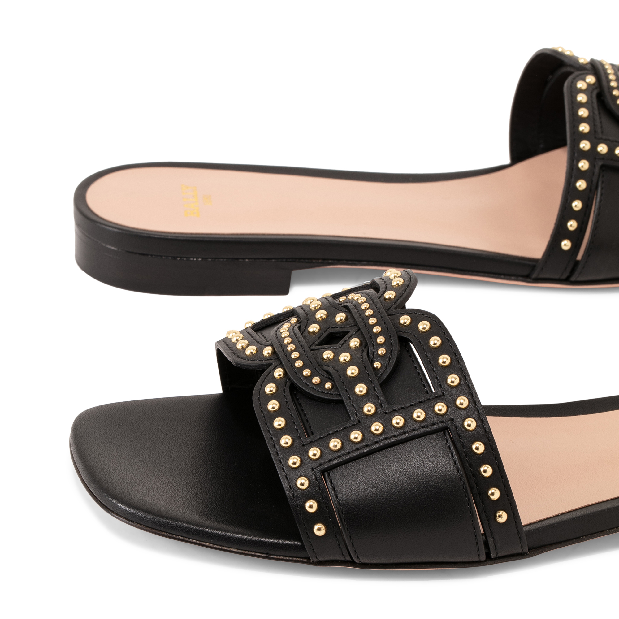 

Peoni flat sandals, Black