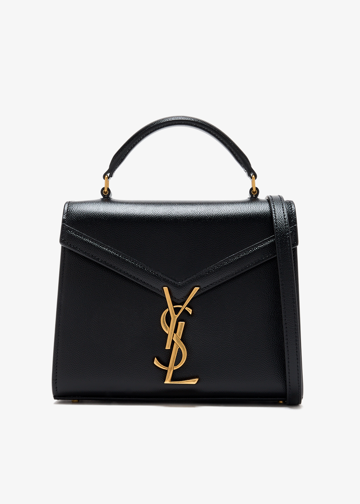 

Cassandra mini top handle bag, Black