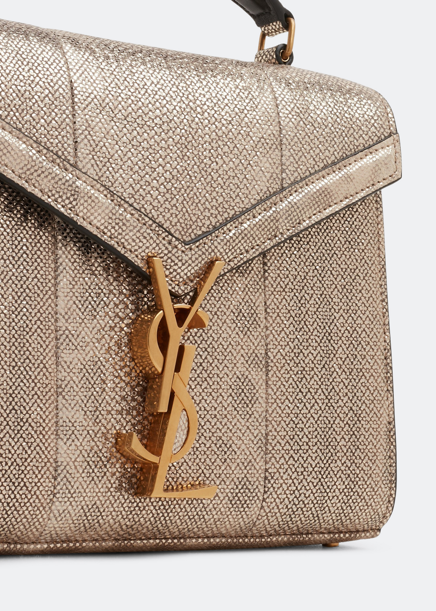 

Mini Cassandra top handle bag, Animal print