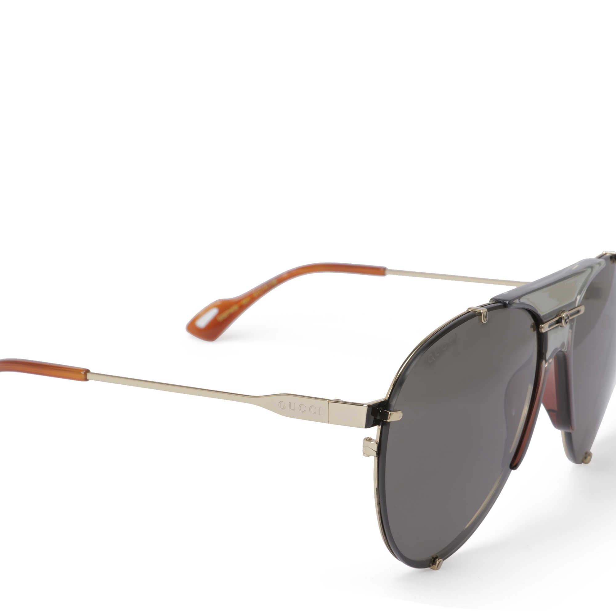 

Aviator metal sunglasses, Black