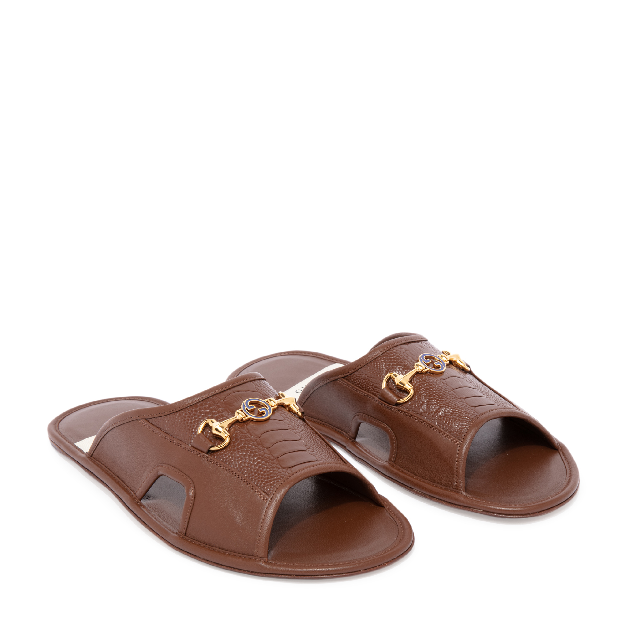 

GG Horsebit sandals, Brown