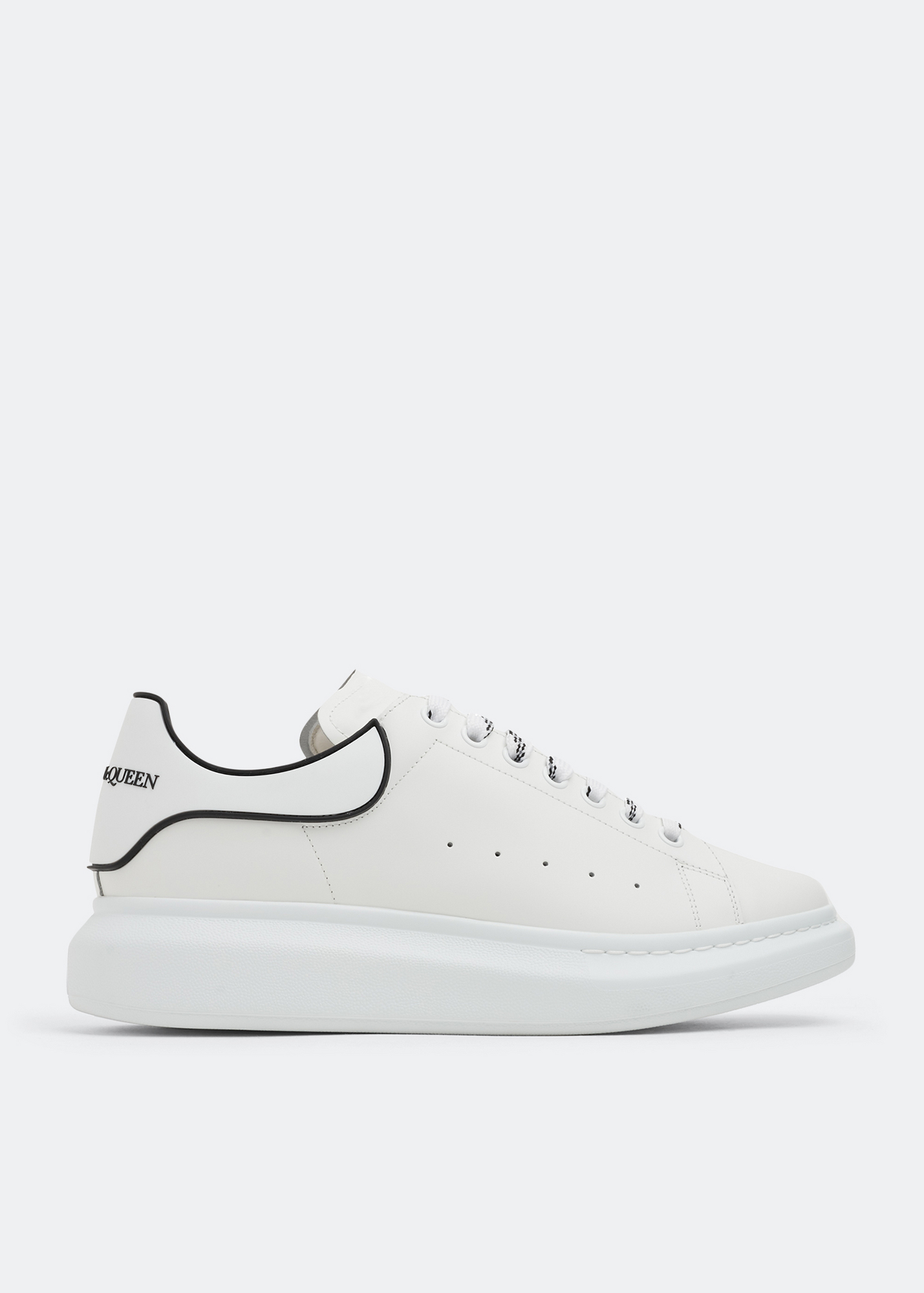 

Oversized leather sneakers, White
