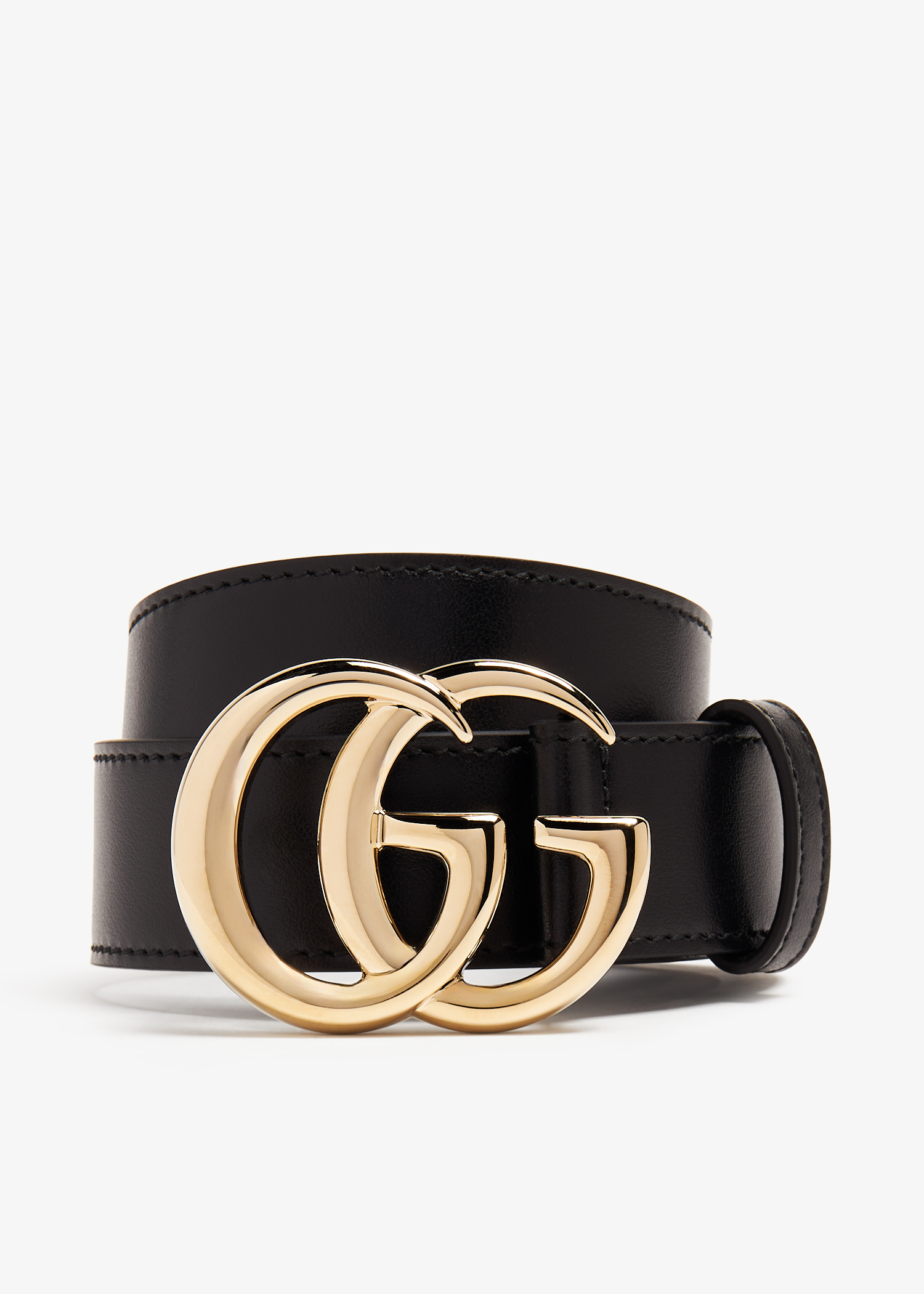 

GG Marmont thin belt, Black