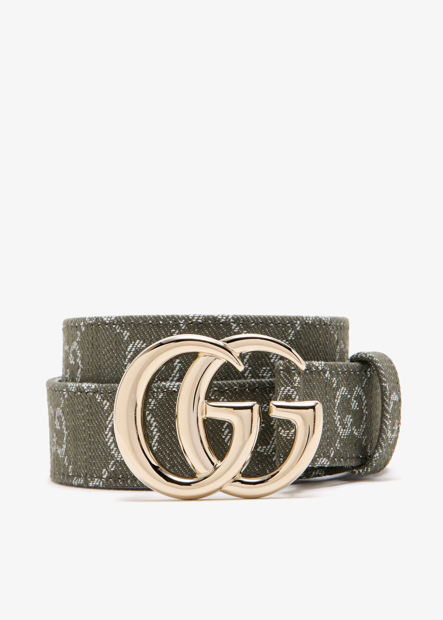 

GG Marmont thin belt, Khaki