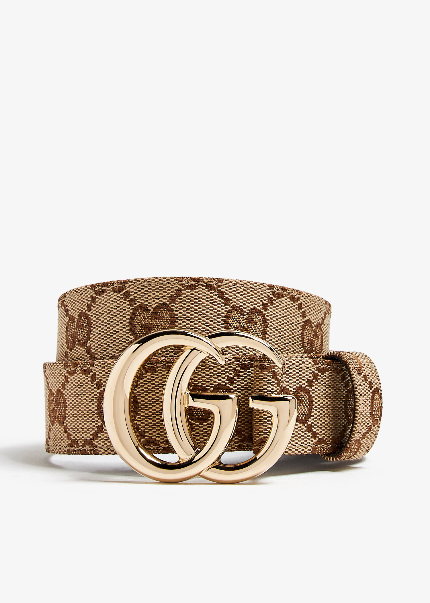 

GG Marmont thin belt, Beige