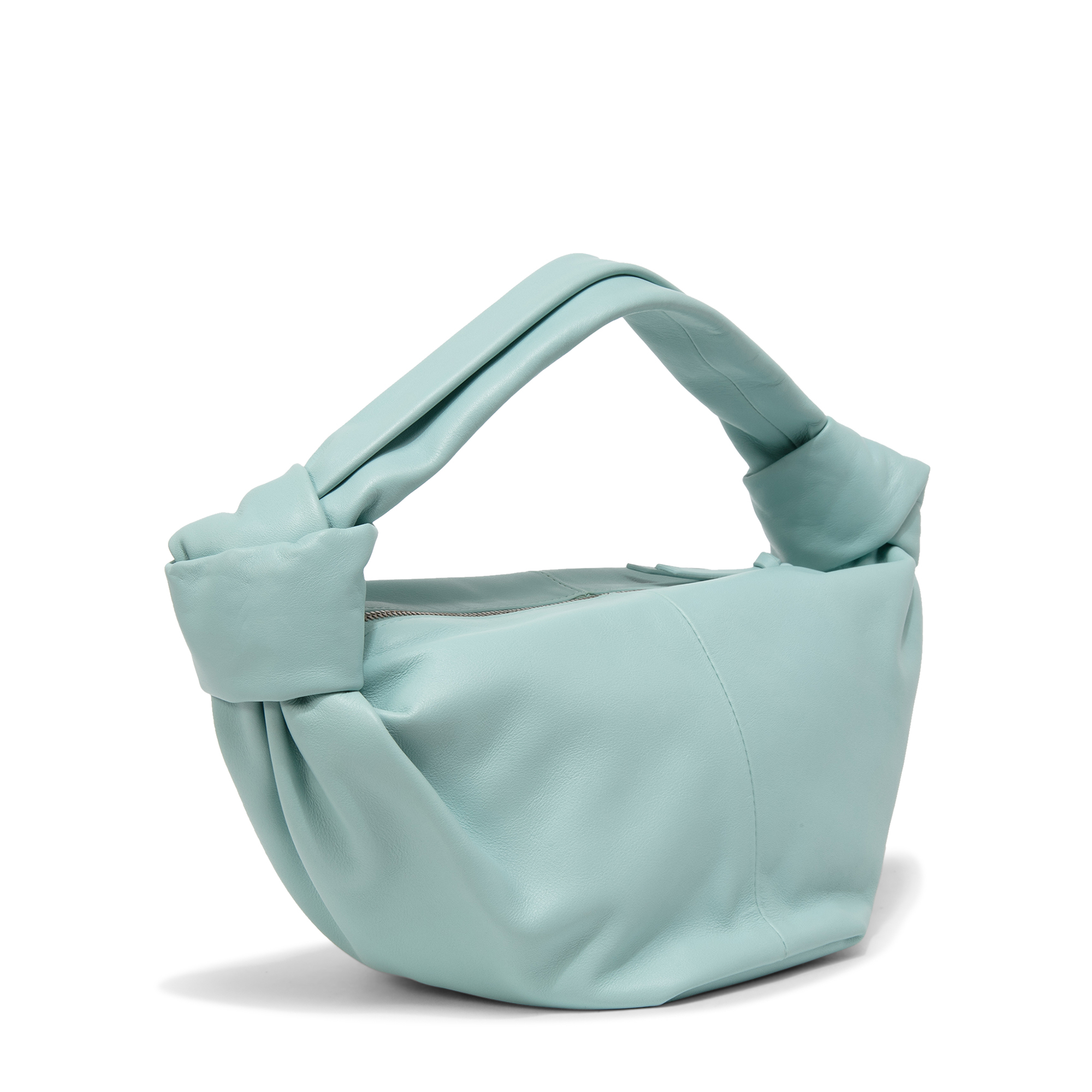 Bottega Veneta Spearmint Leather Double Knot Bag