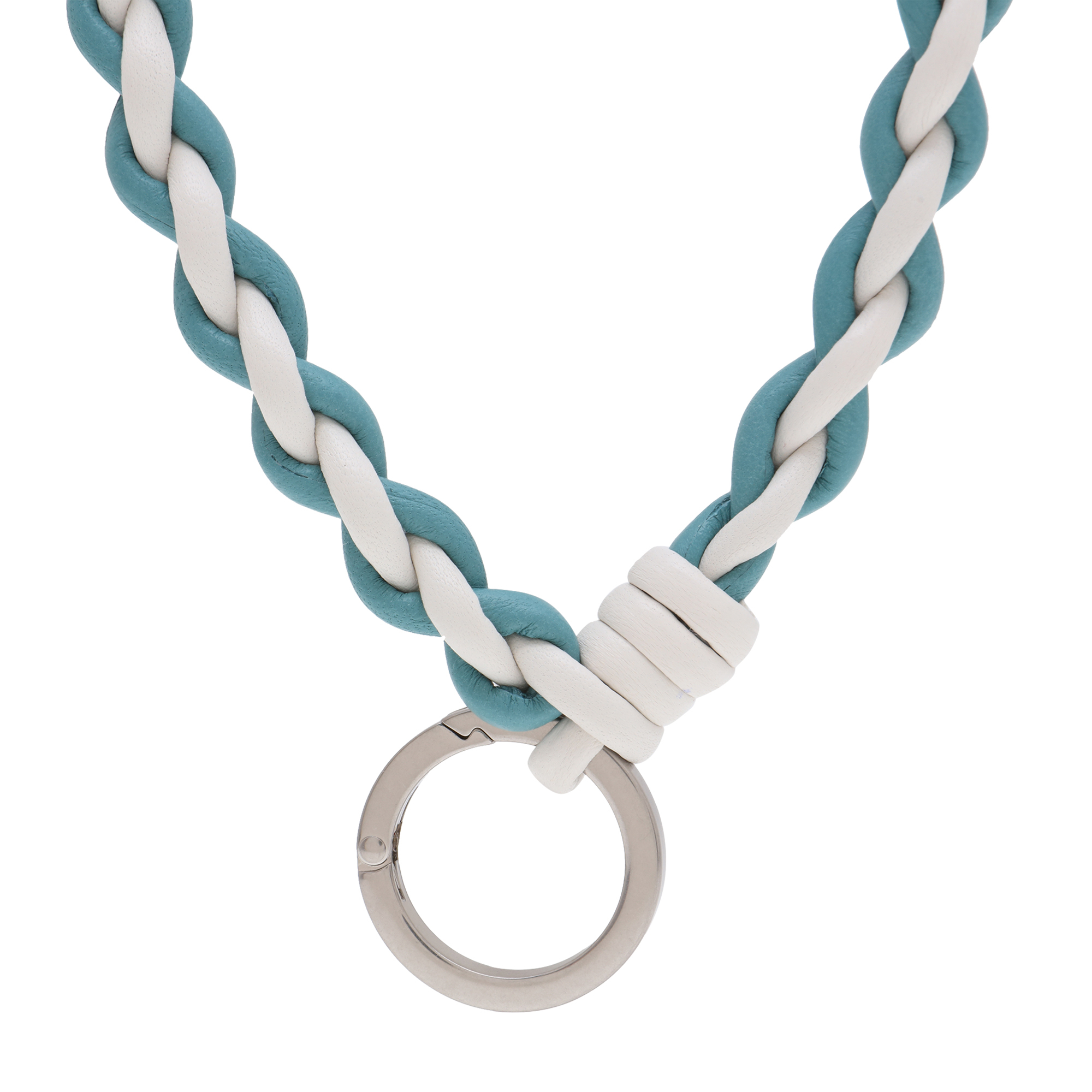 

Braided keyring, Blue