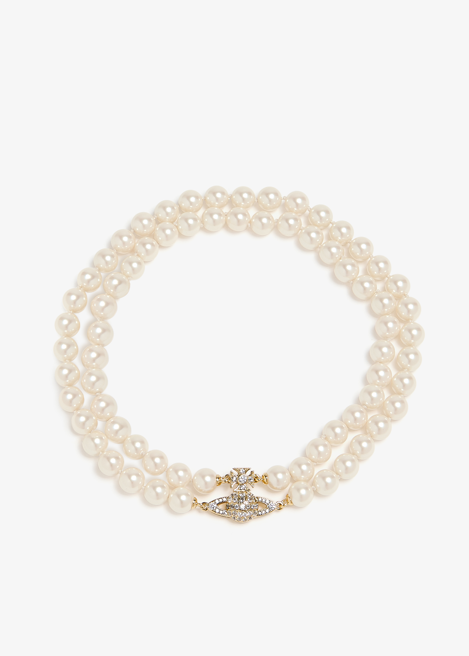 

Graziella Pearl choker, White