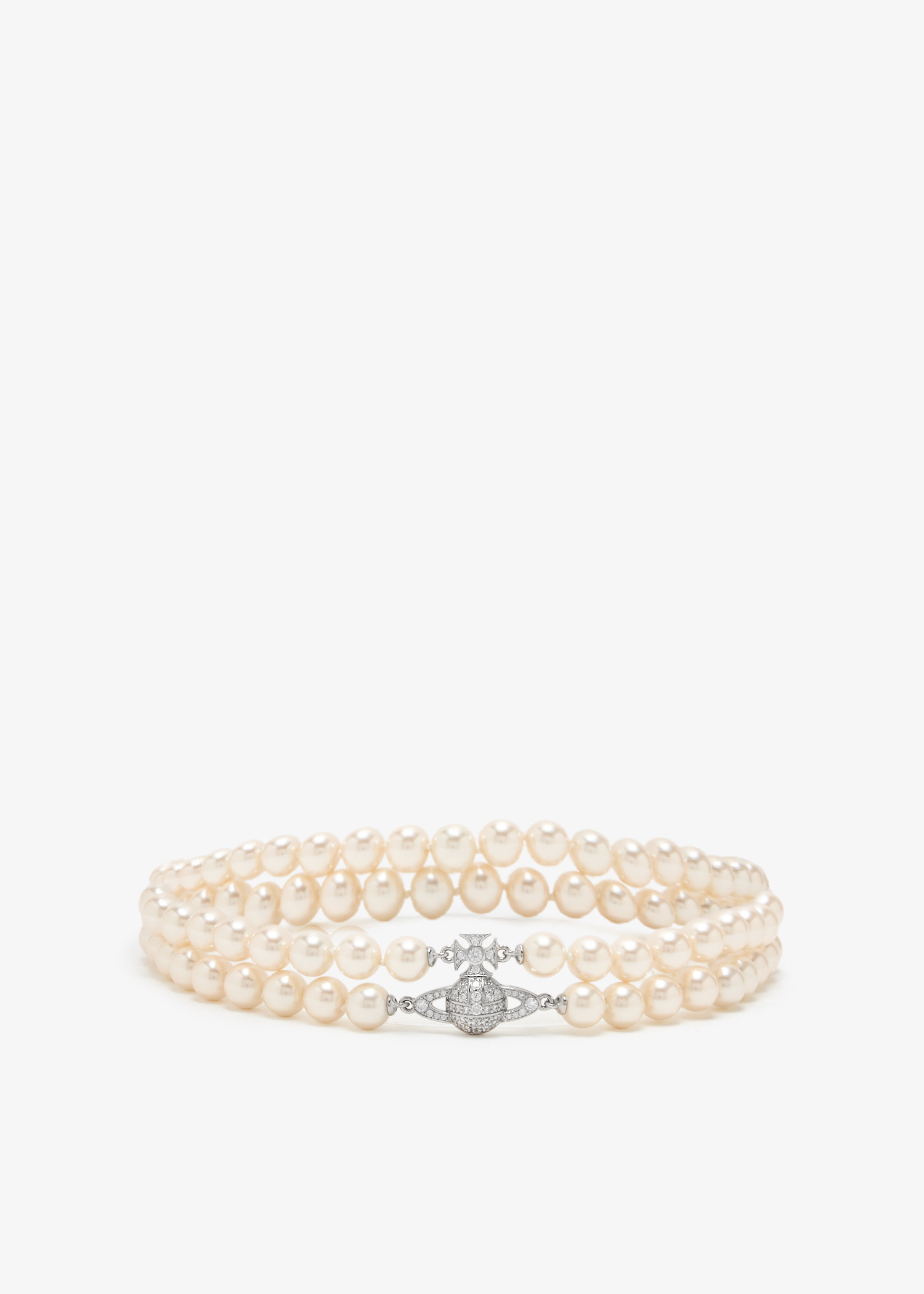 

Graziella pearl choker, White