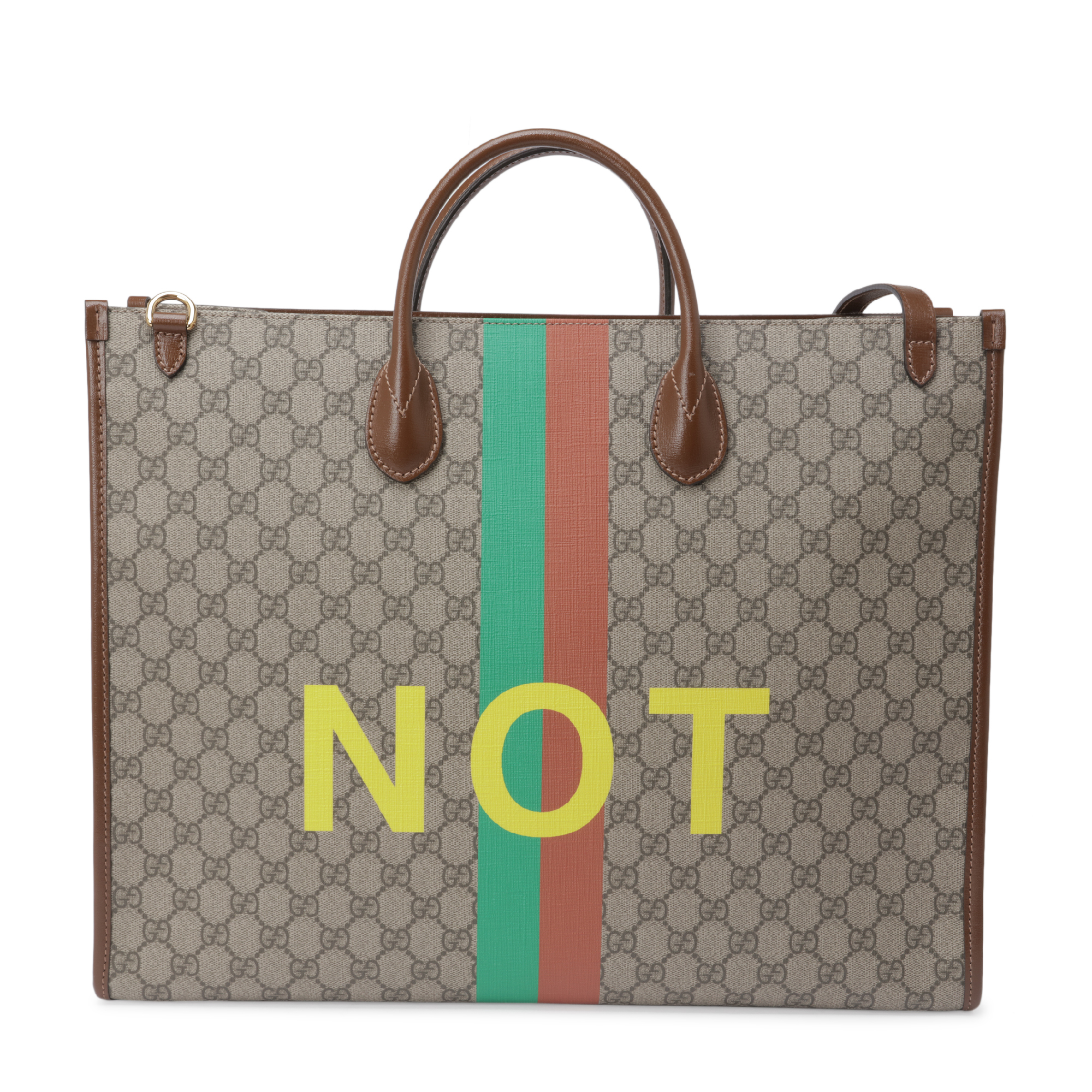 Gucci Fake Not print large tote bag for Men Beige in UAE Level