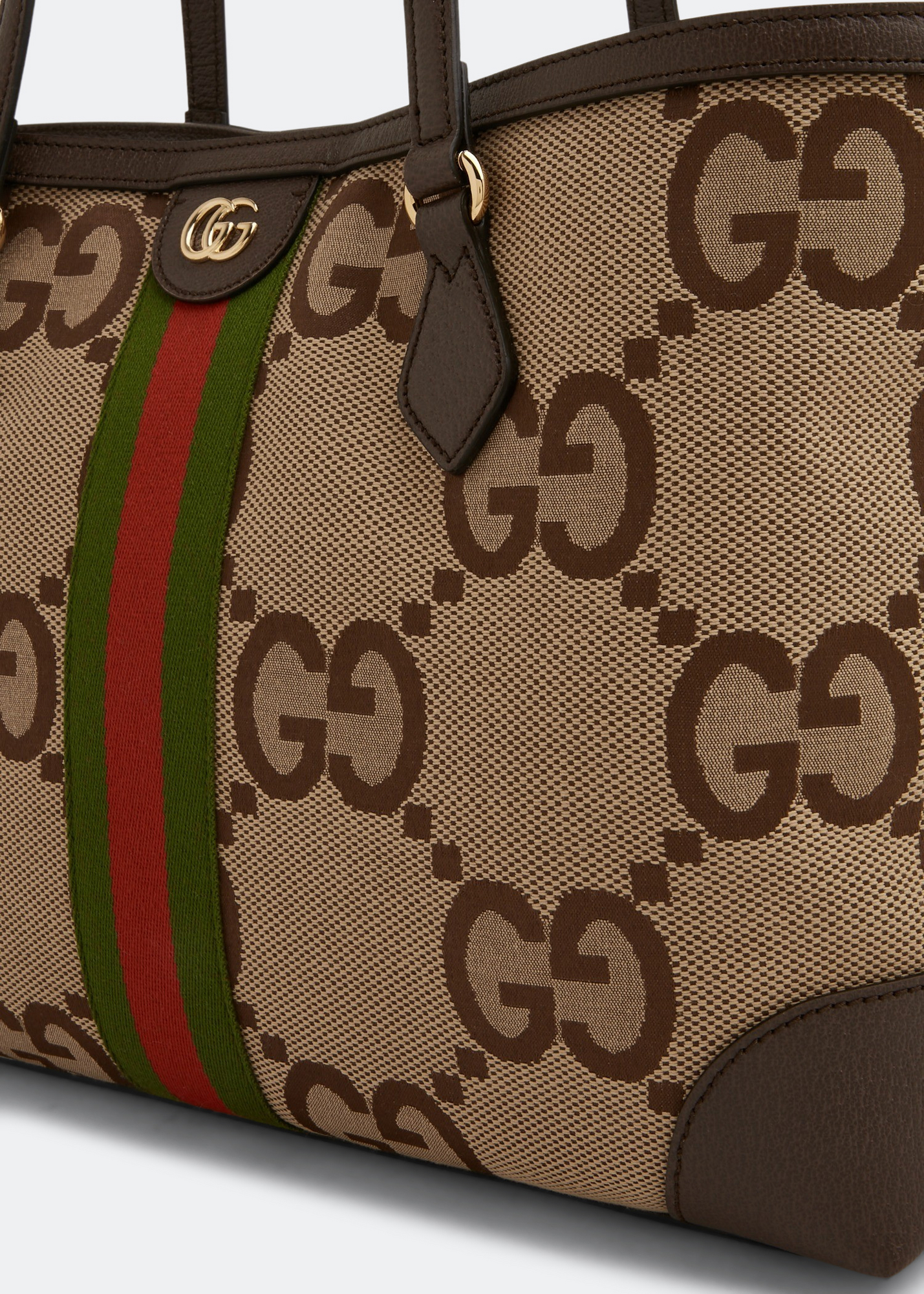 

Ophidia GG tote bag, Brown