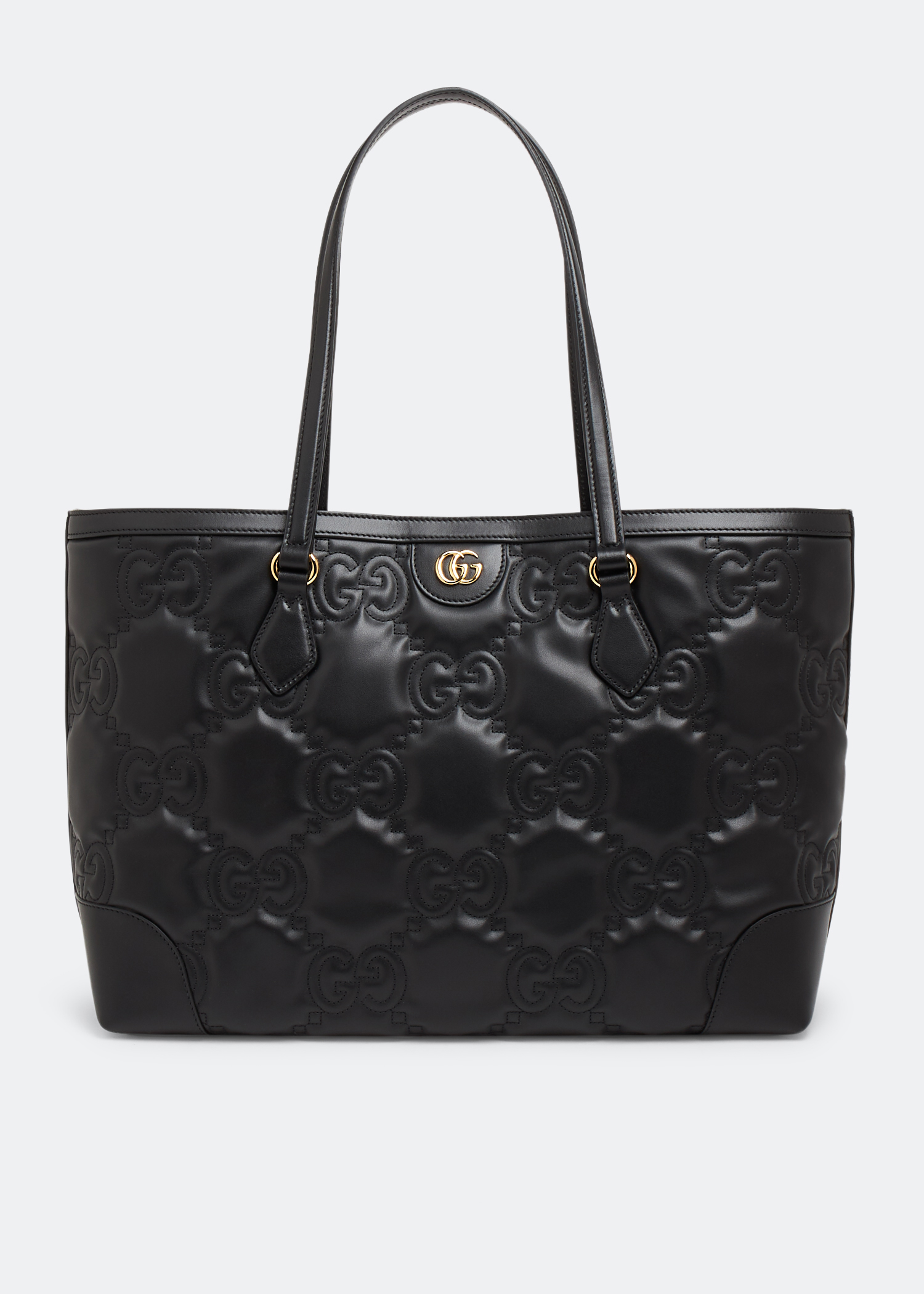 

GG Matelassé medium tote bag, Black
