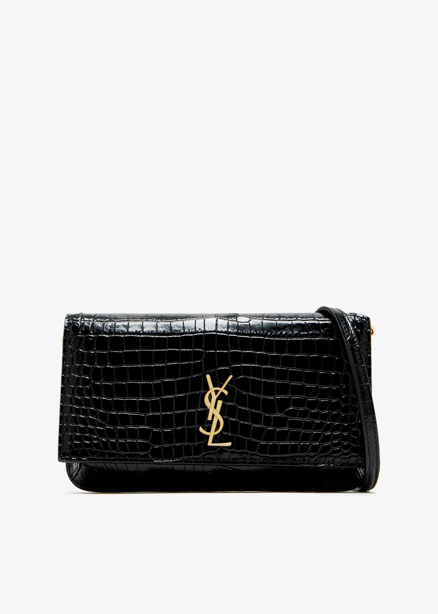 

Monogram phone holder, Black