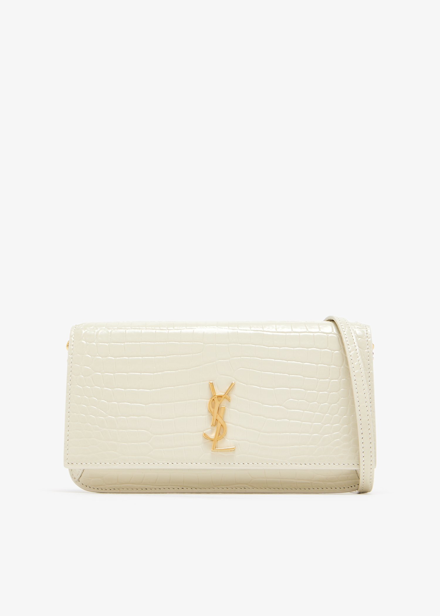 

Monogram phone holder, White