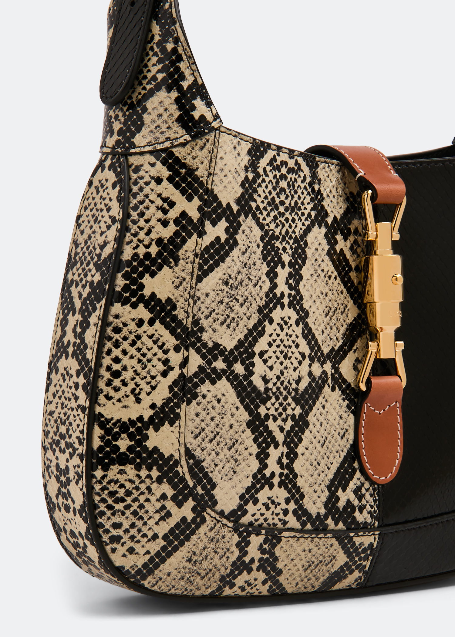 

Jackie 1961 small python bag, Animal print