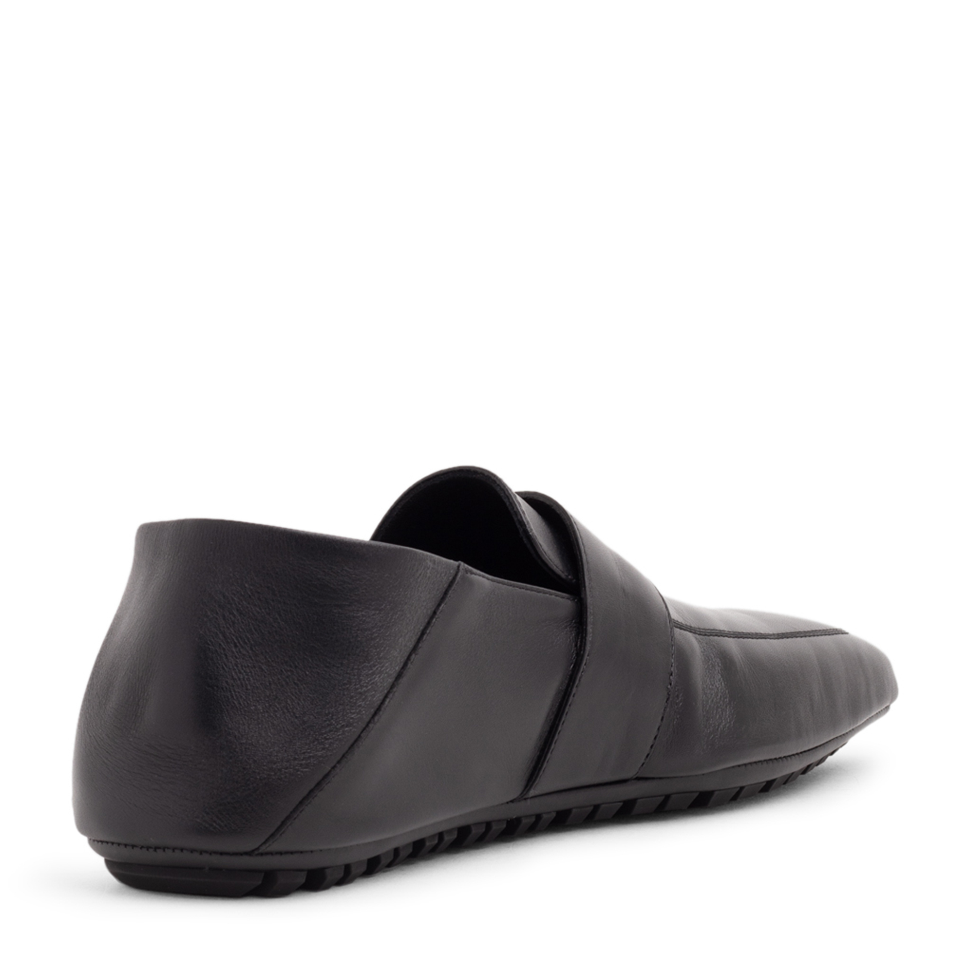 

BB leather loafers, Black