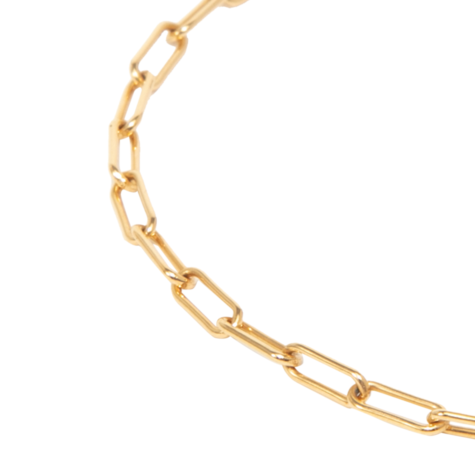 

Small metal cable-chain bracelet, Gold