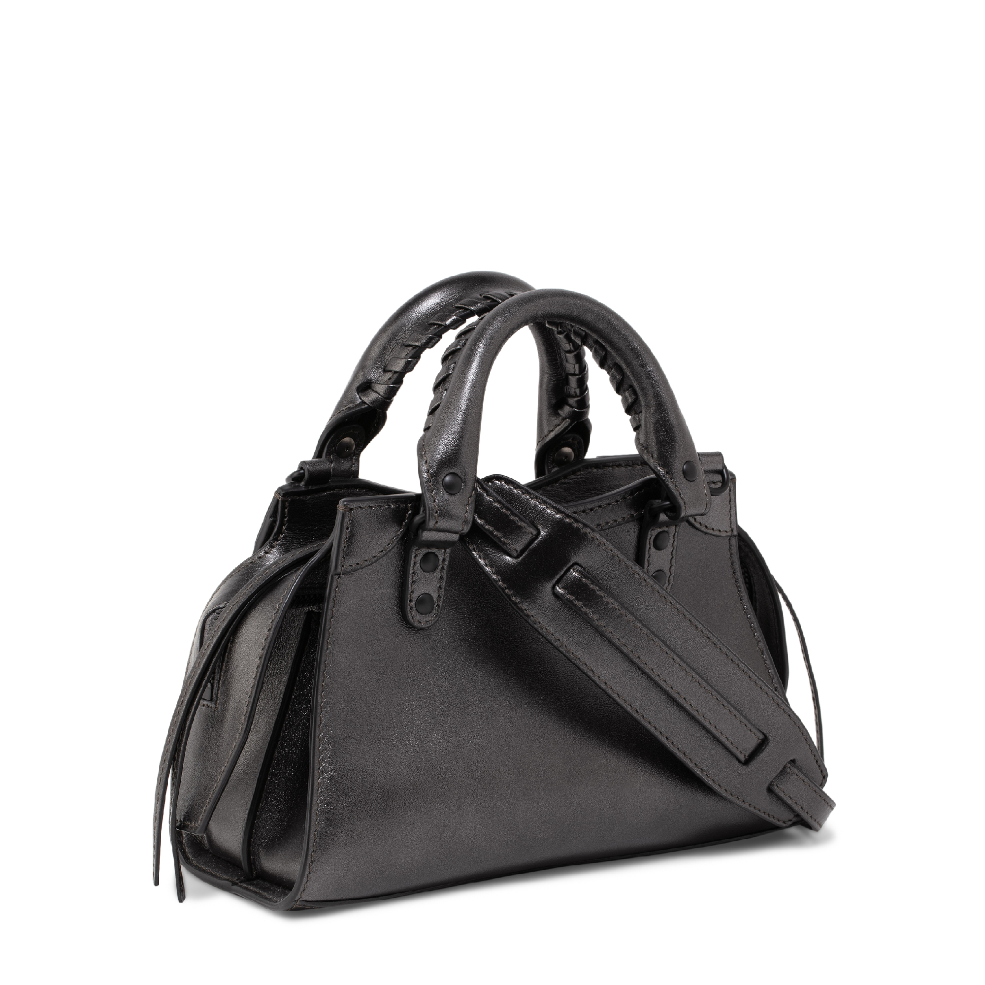 

Neo Classic mini top handle bag, Silver