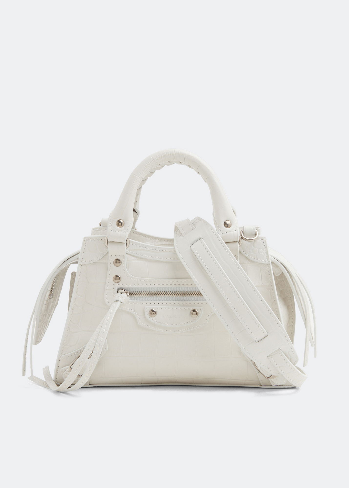 Balenciaga city mini white on sale