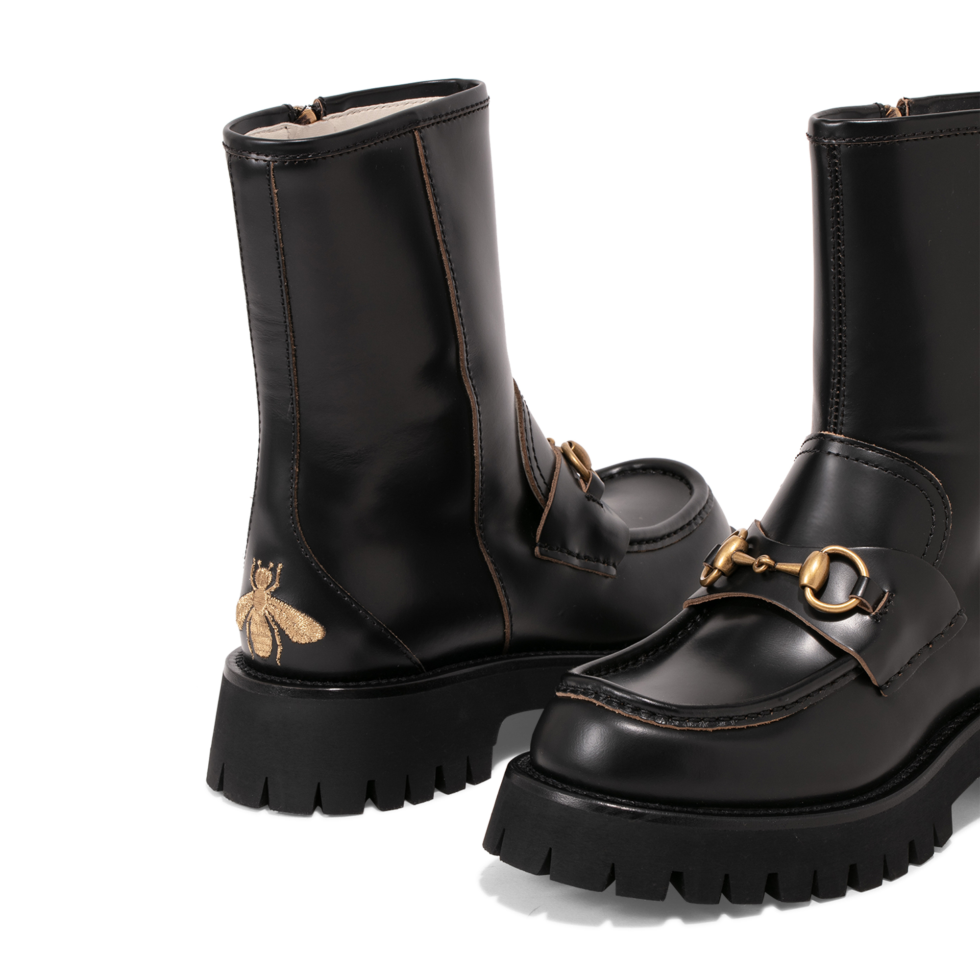 Gucci Horsebit ankle boots for Women Black in Kuwait Level Shoes