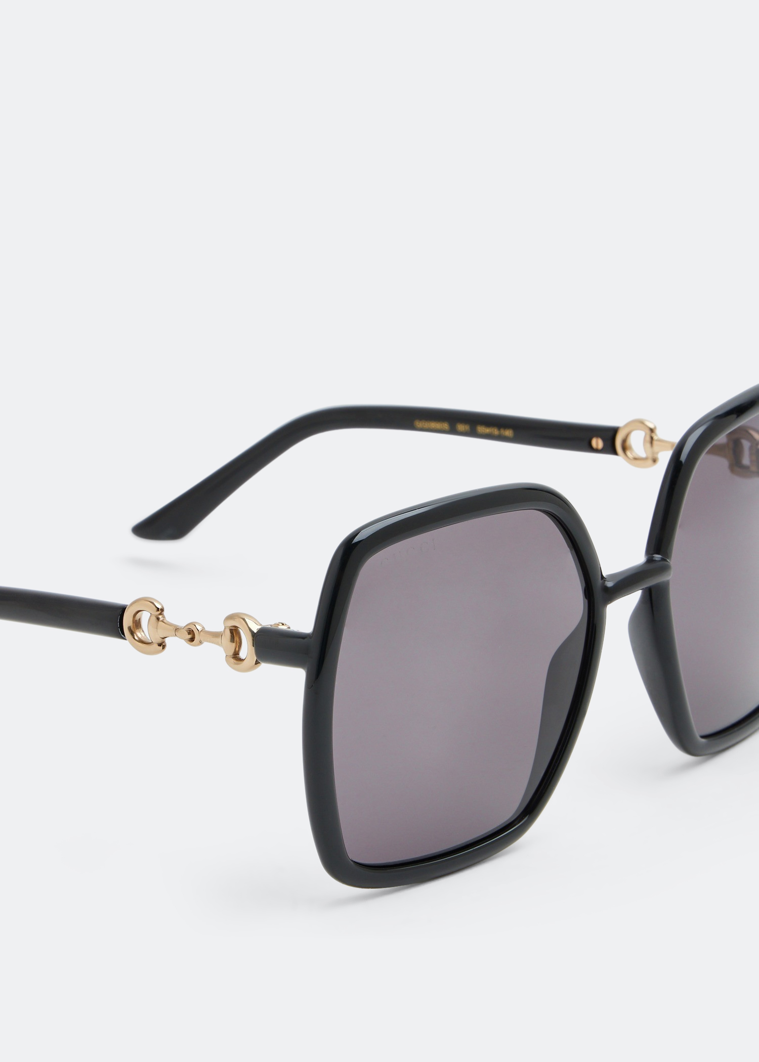 

Square-frame sunglasses, Black