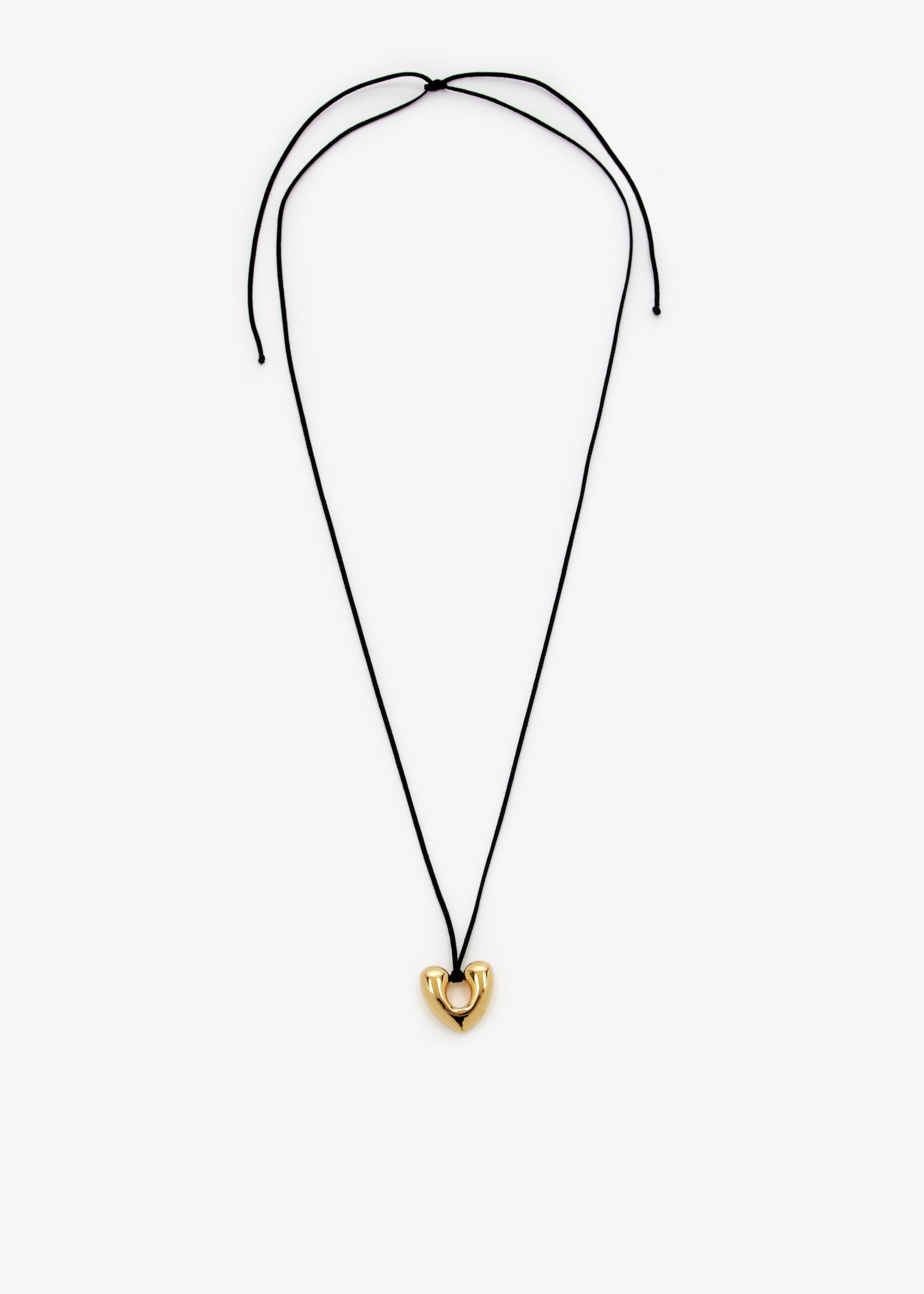 

Small Open Heart pendant necklace, Gold