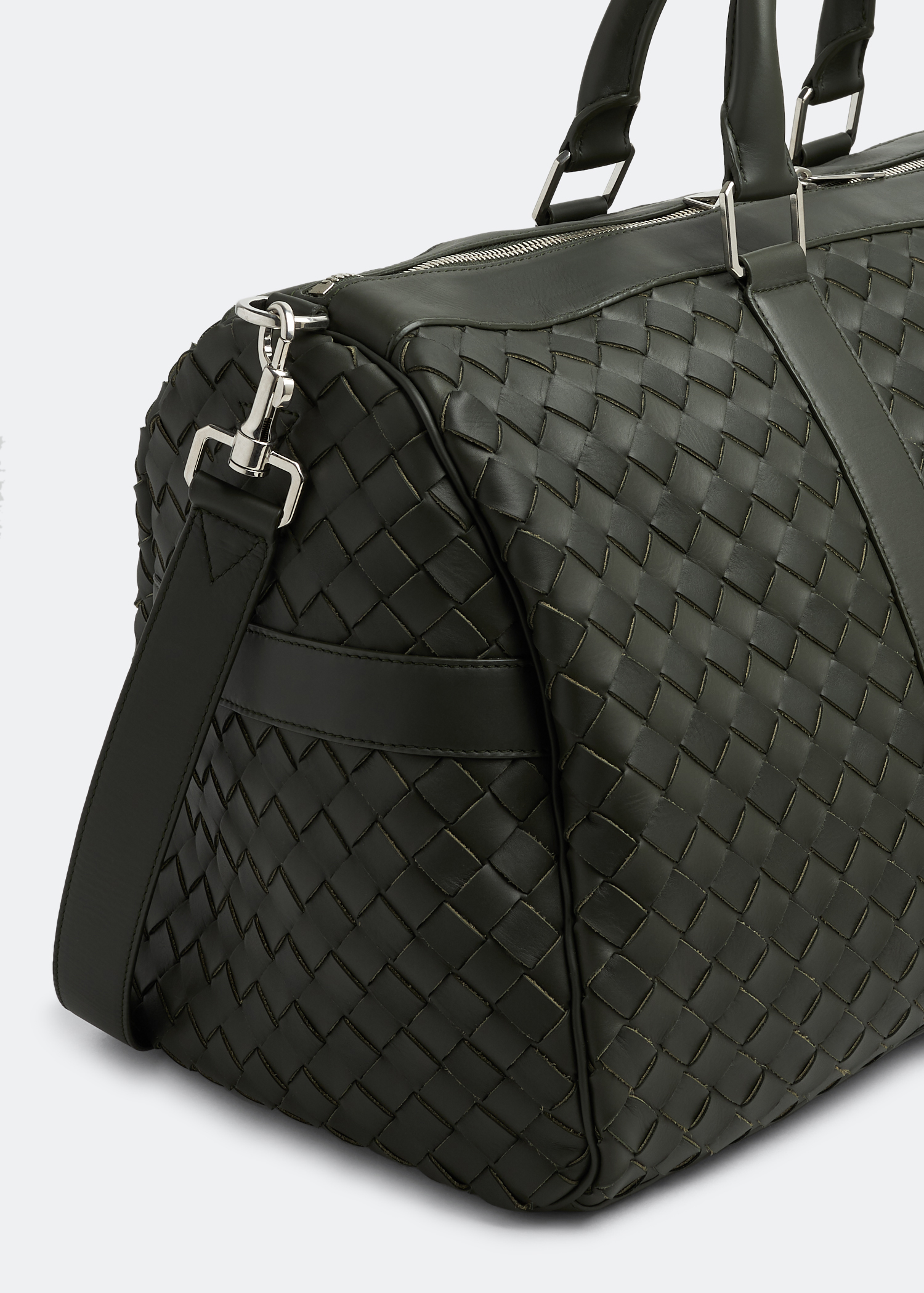 

Medium Intrecciato duffle bag, Green