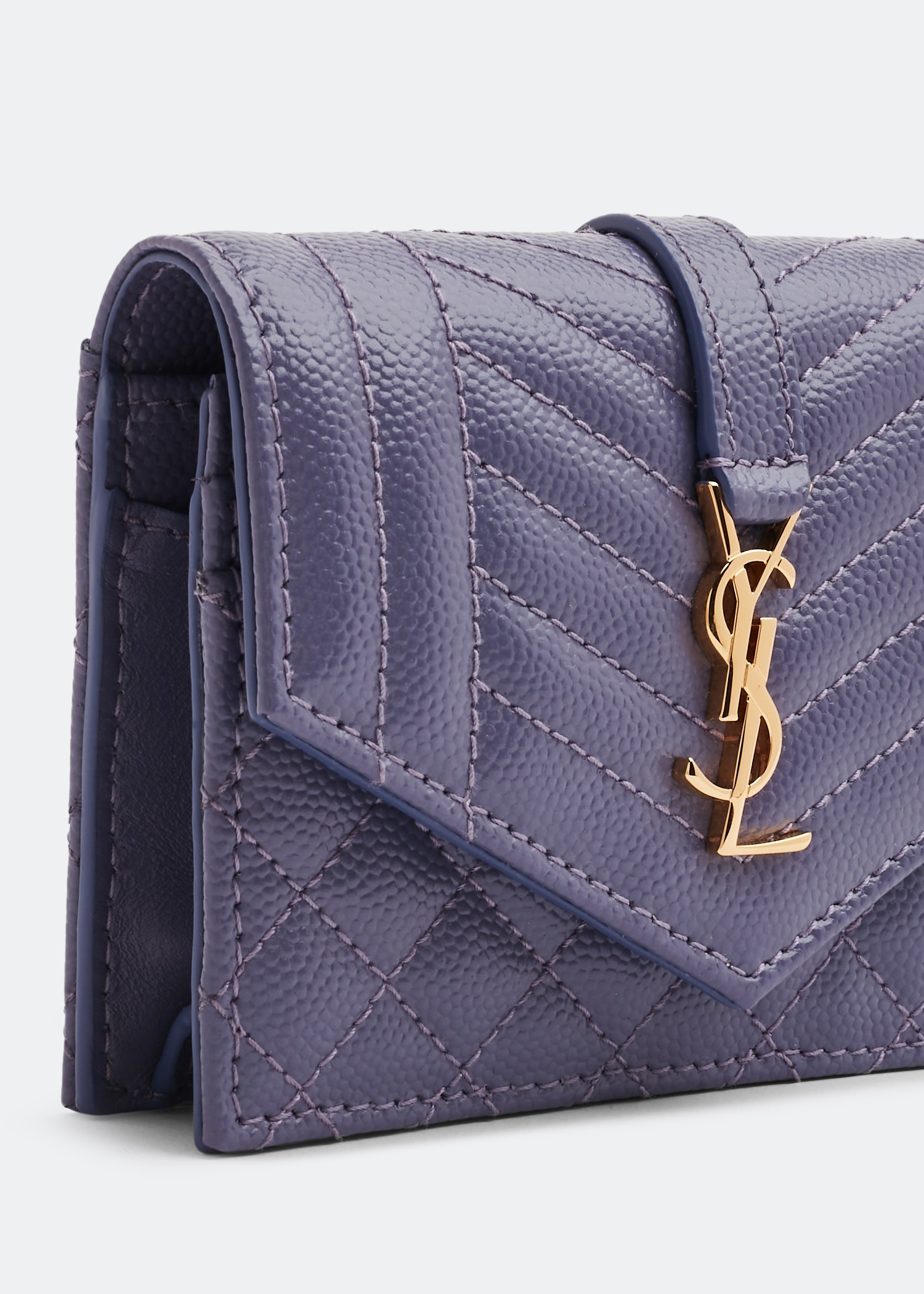 

Flap card case, Purple