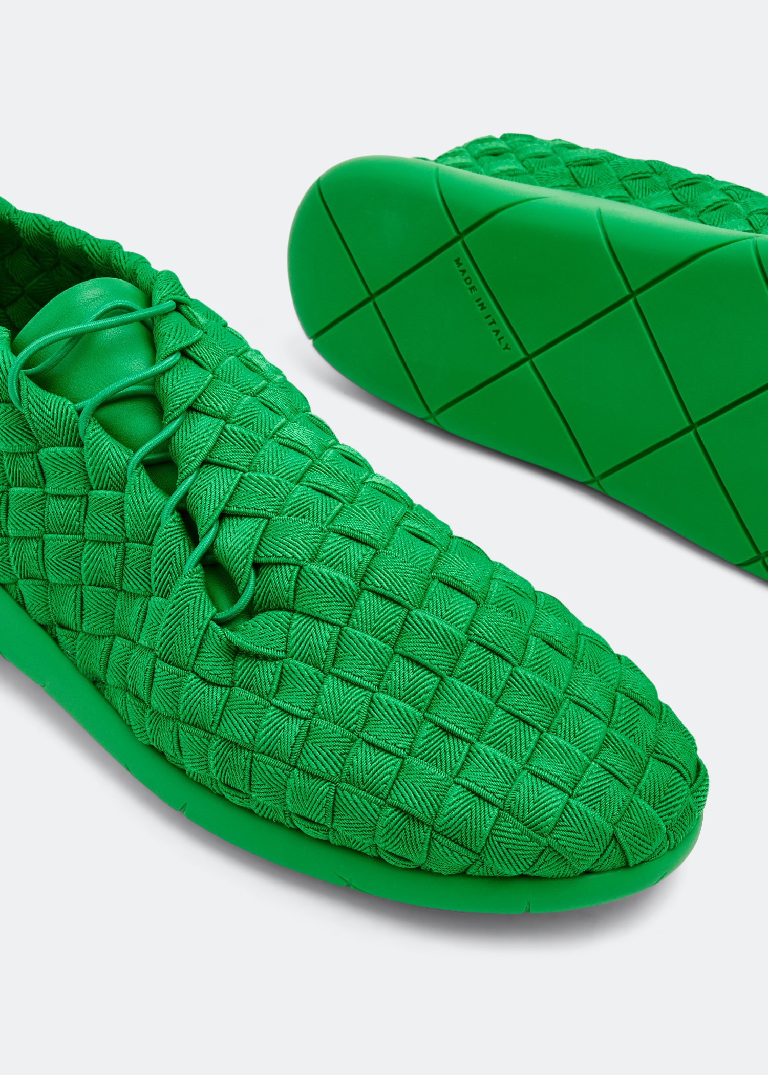

Plat sneakers, Green