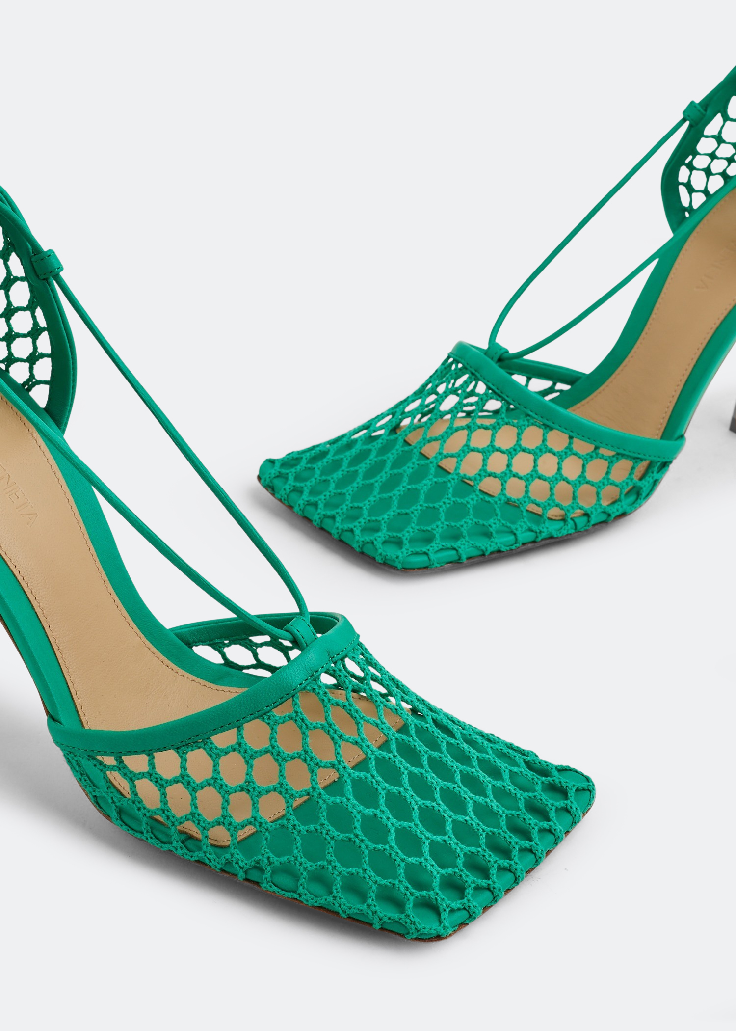 

Stretch sandals, Green