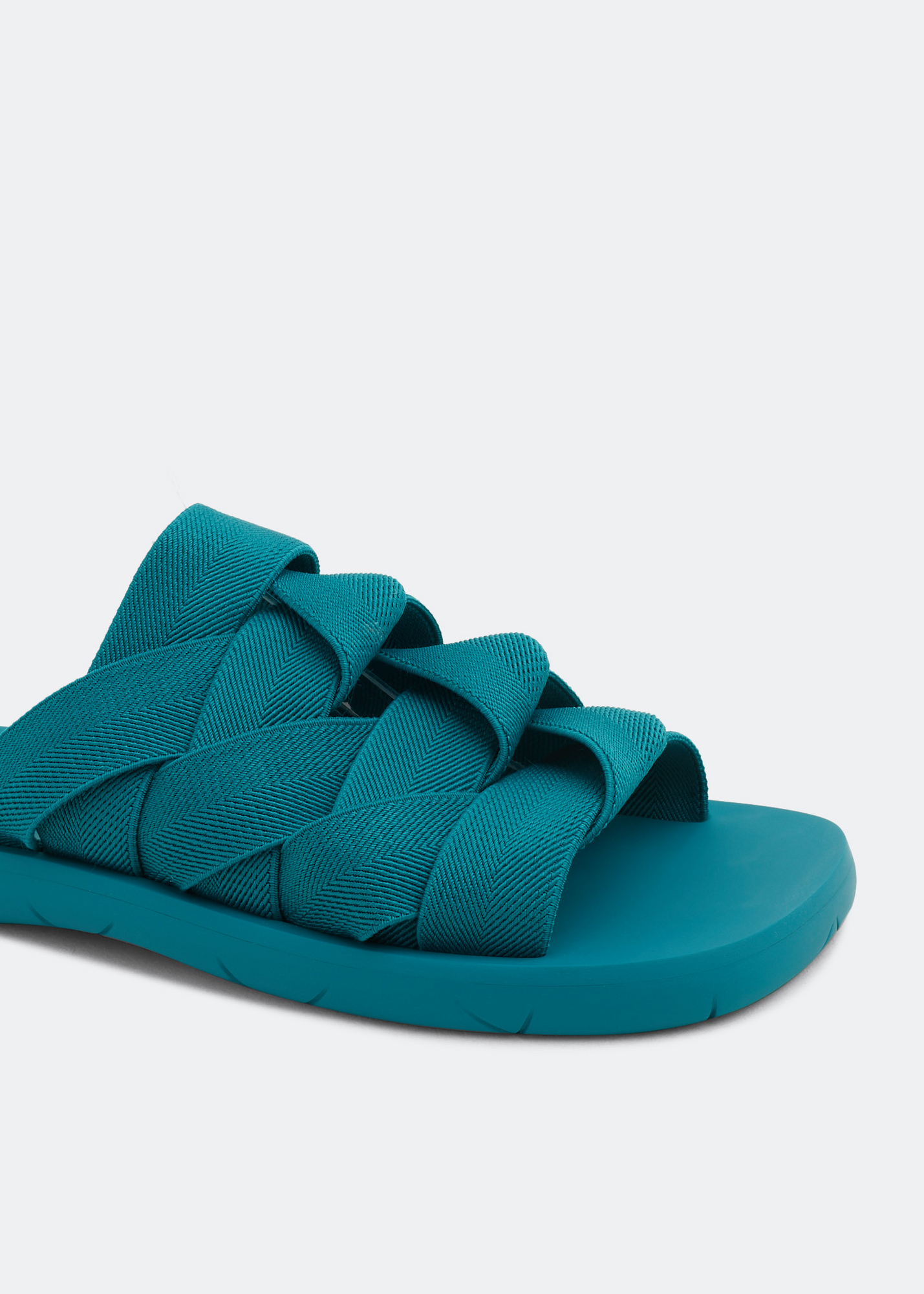 

Plat slide sandals, Blue