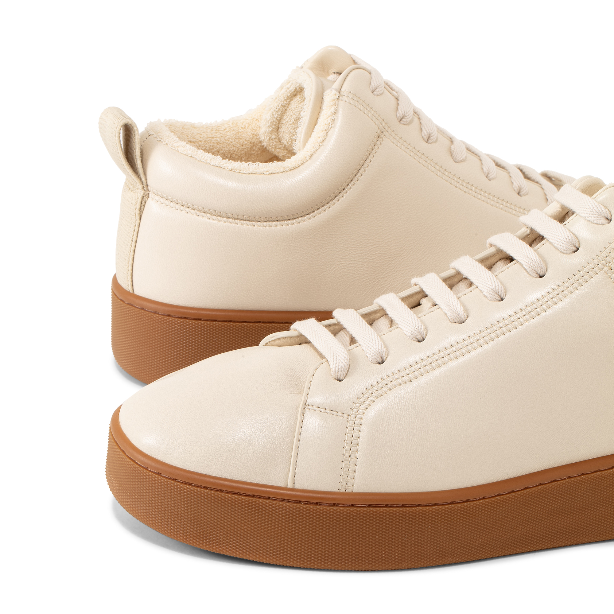 

Quilt sneakers, Neutral