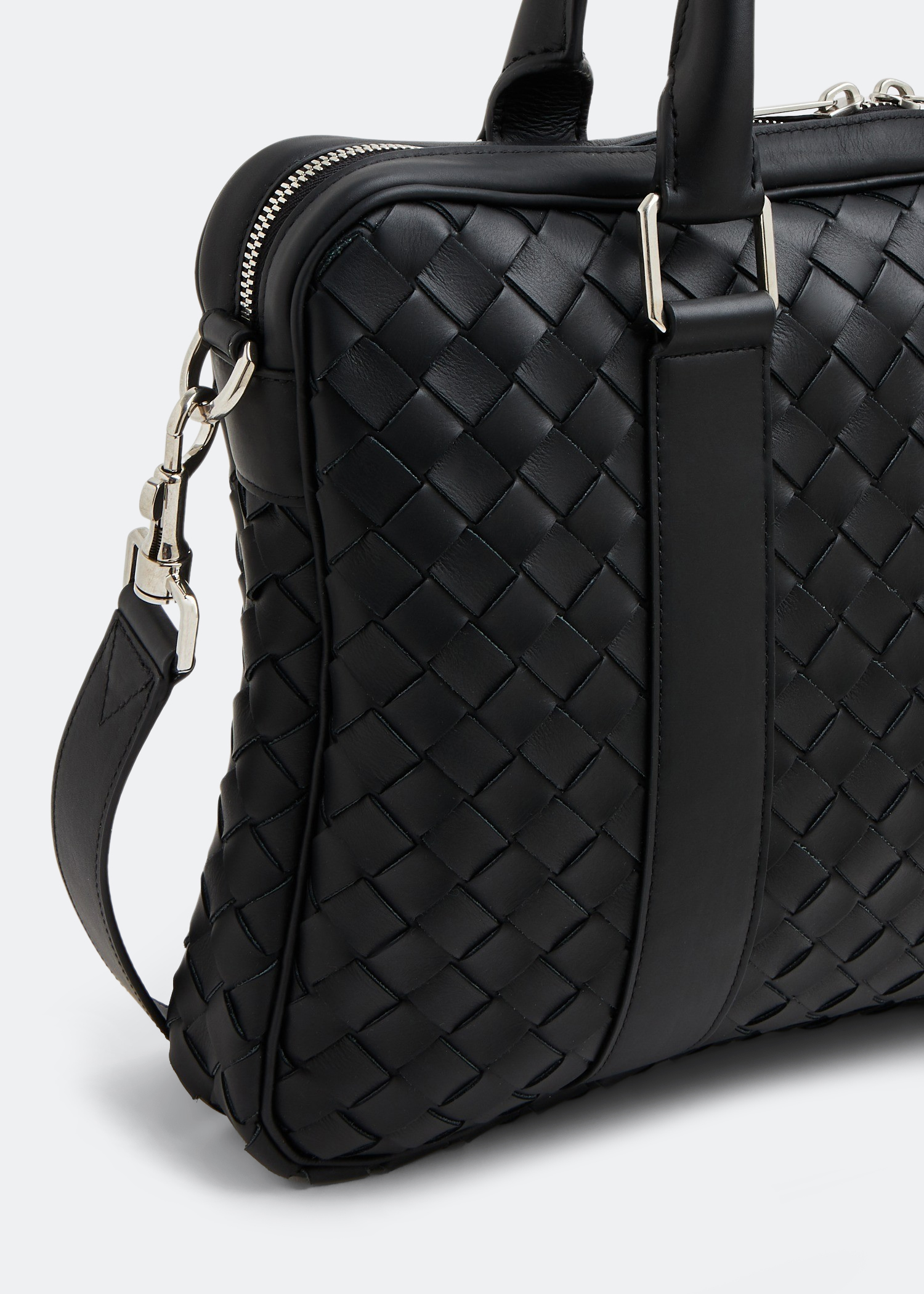 

Classic Intrecciato briefcase, Black