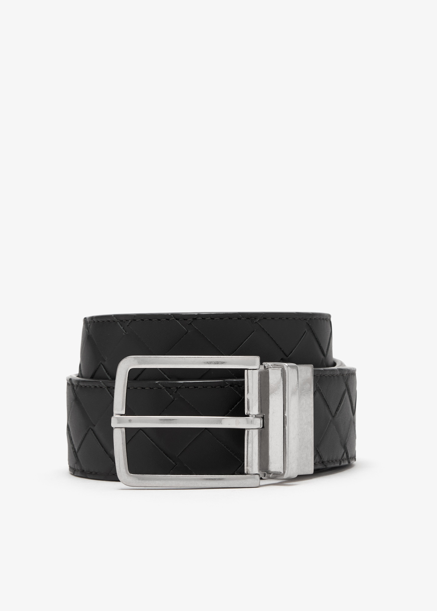 

Intrecciato reversible belt, Green